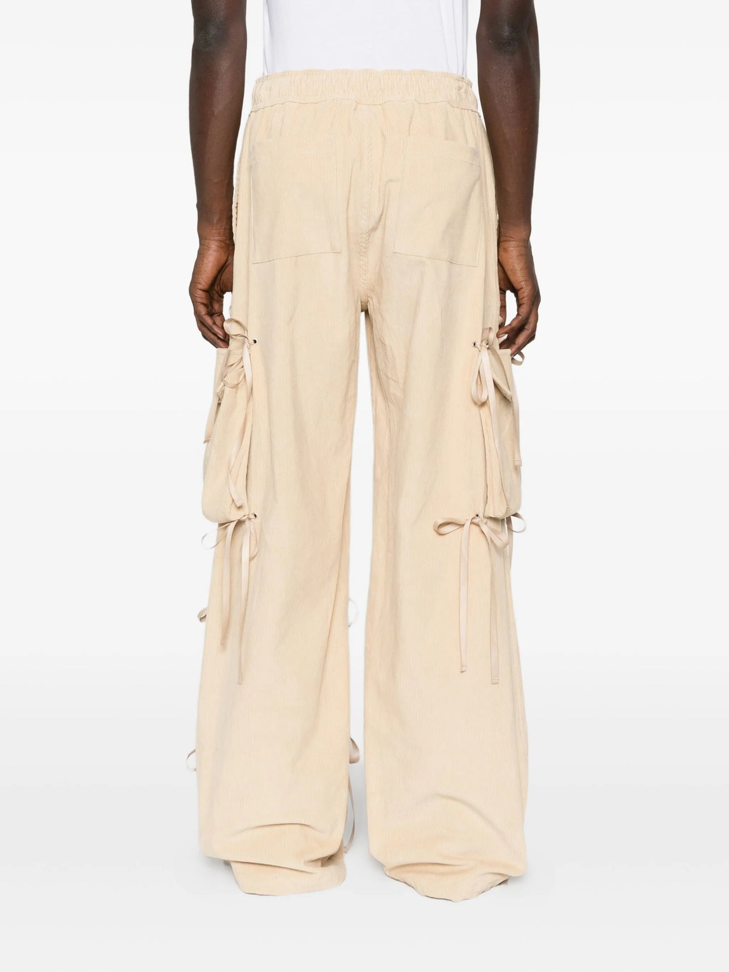 corduroy wide-leg trousers