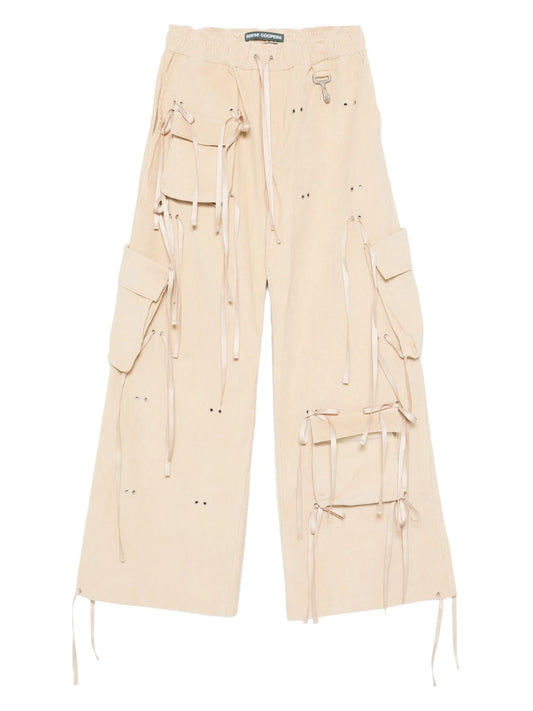 corduroy wide-leg trousers