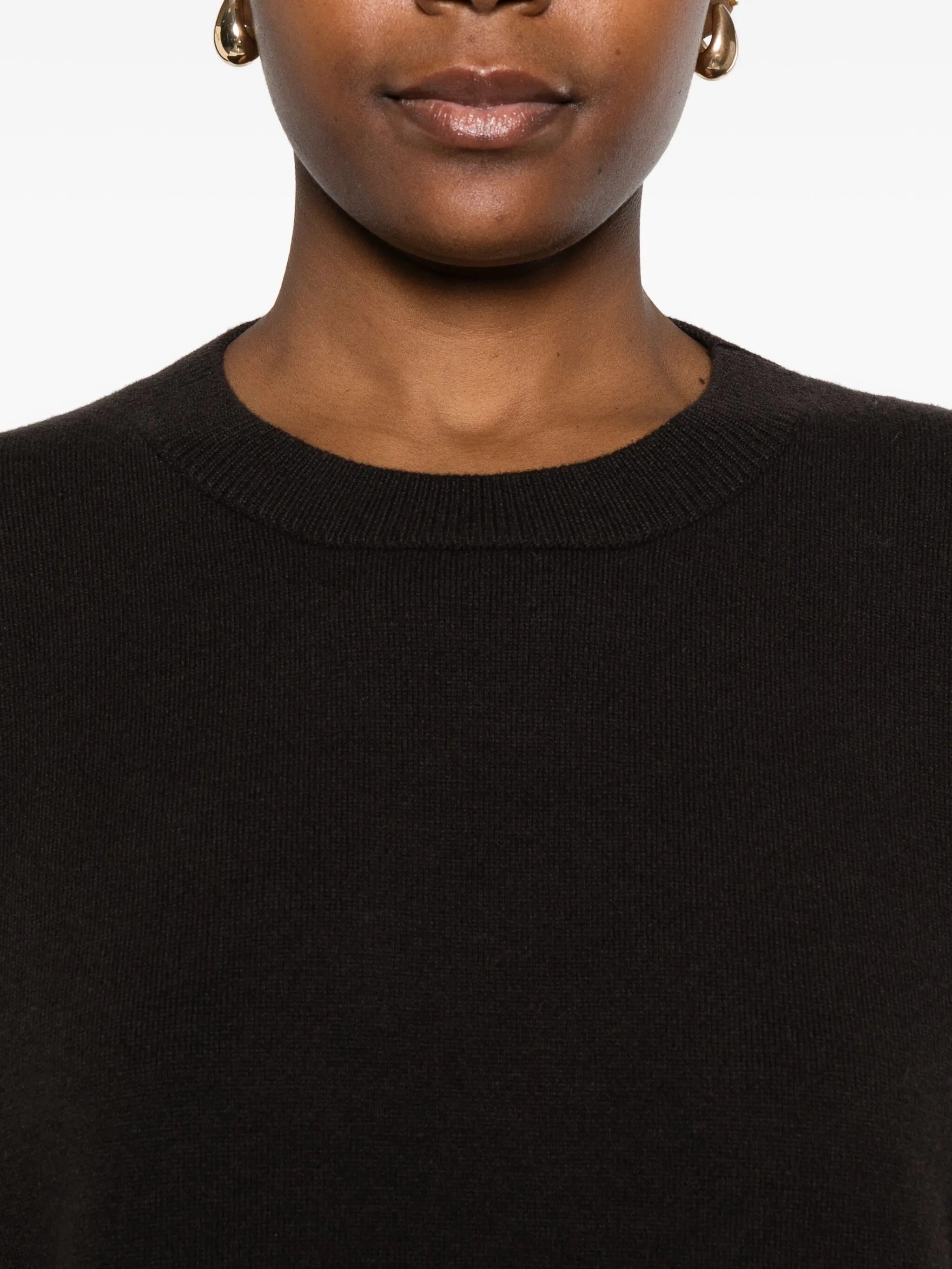 round-neck mini dress