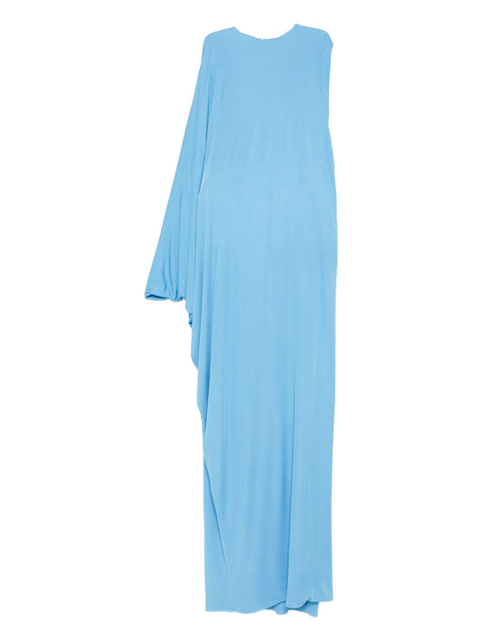 open-side long-sleeve gown