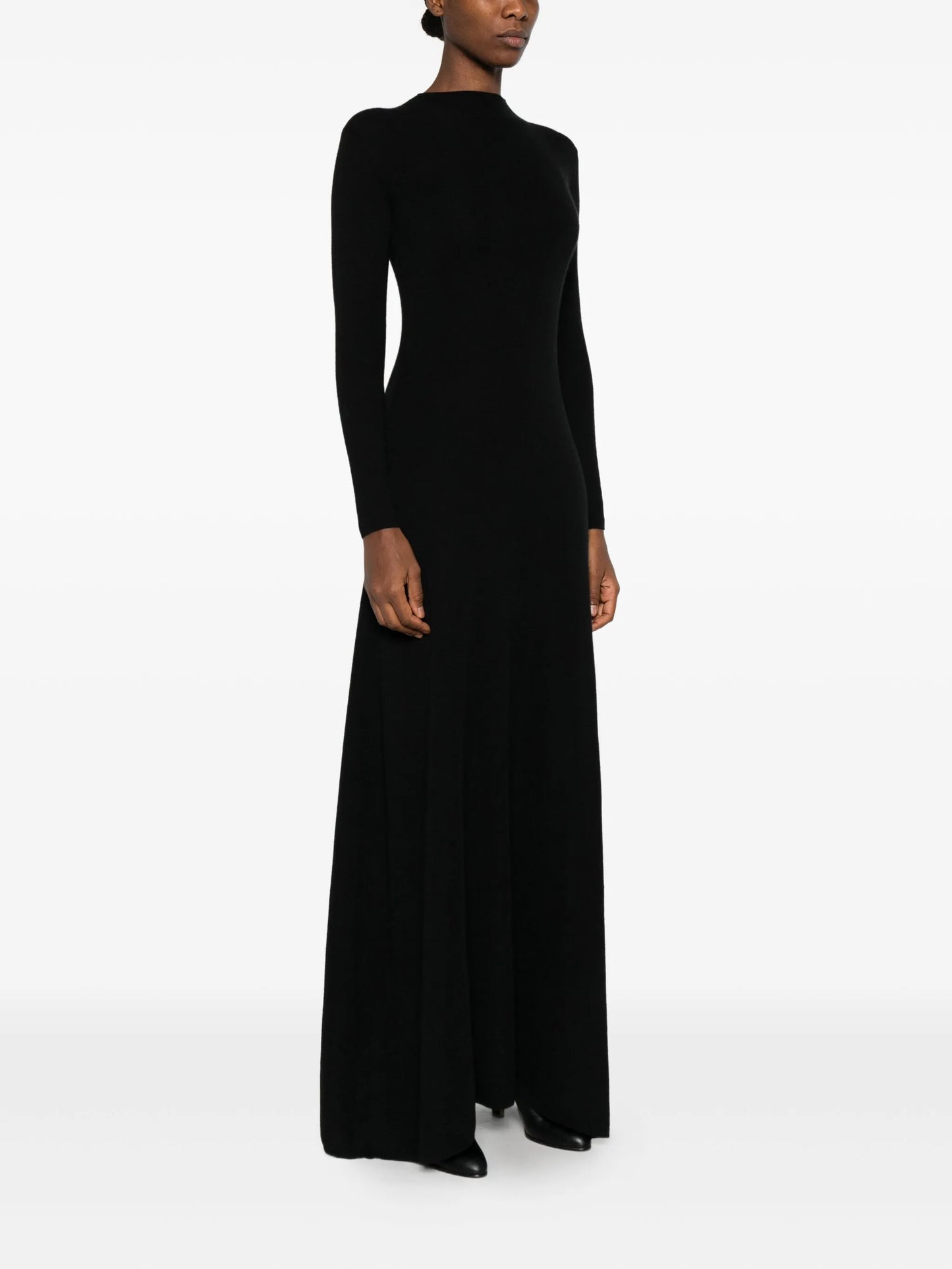 long-sleeve maxi dress
