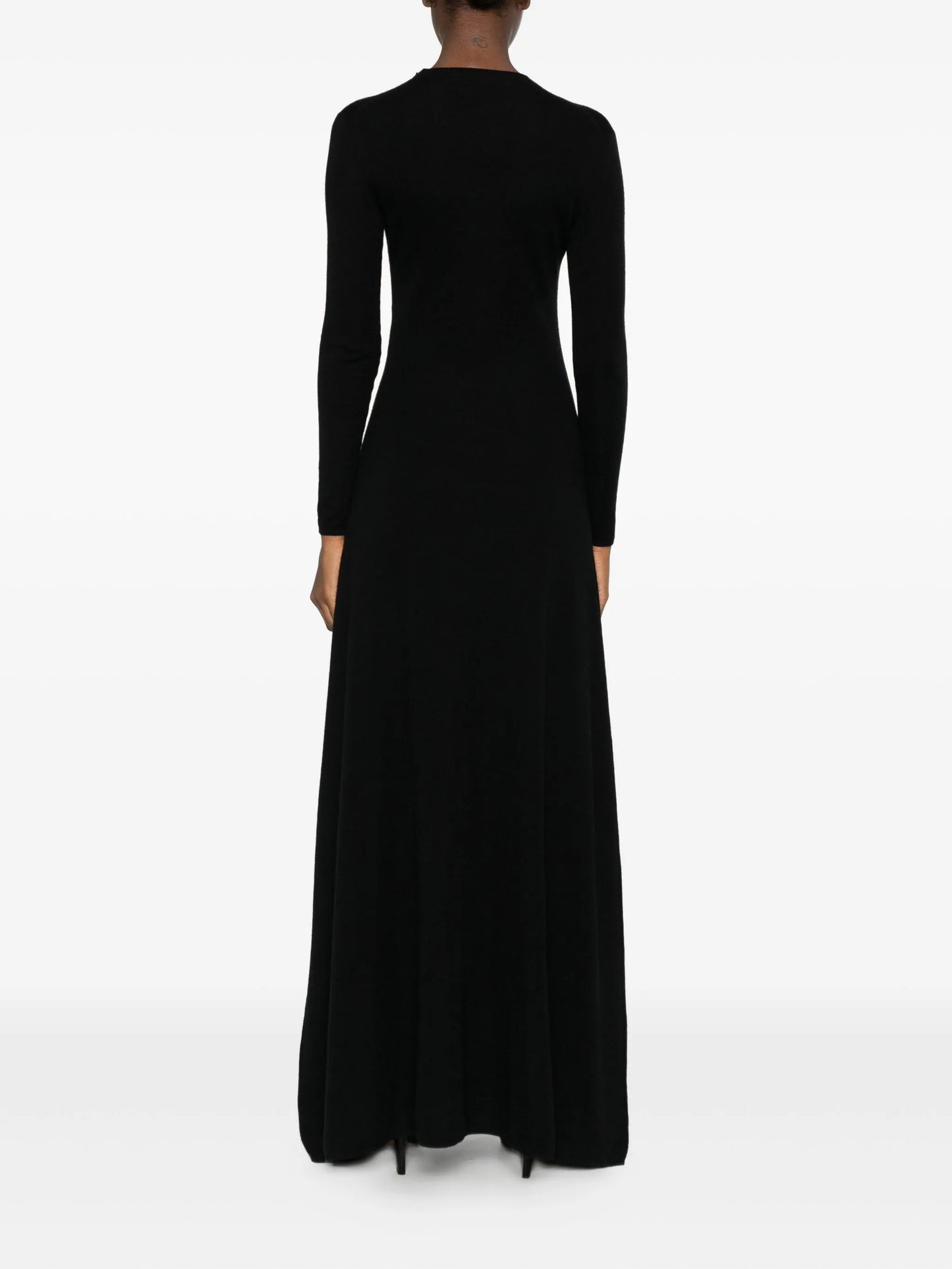 long-sleeve maxi dress