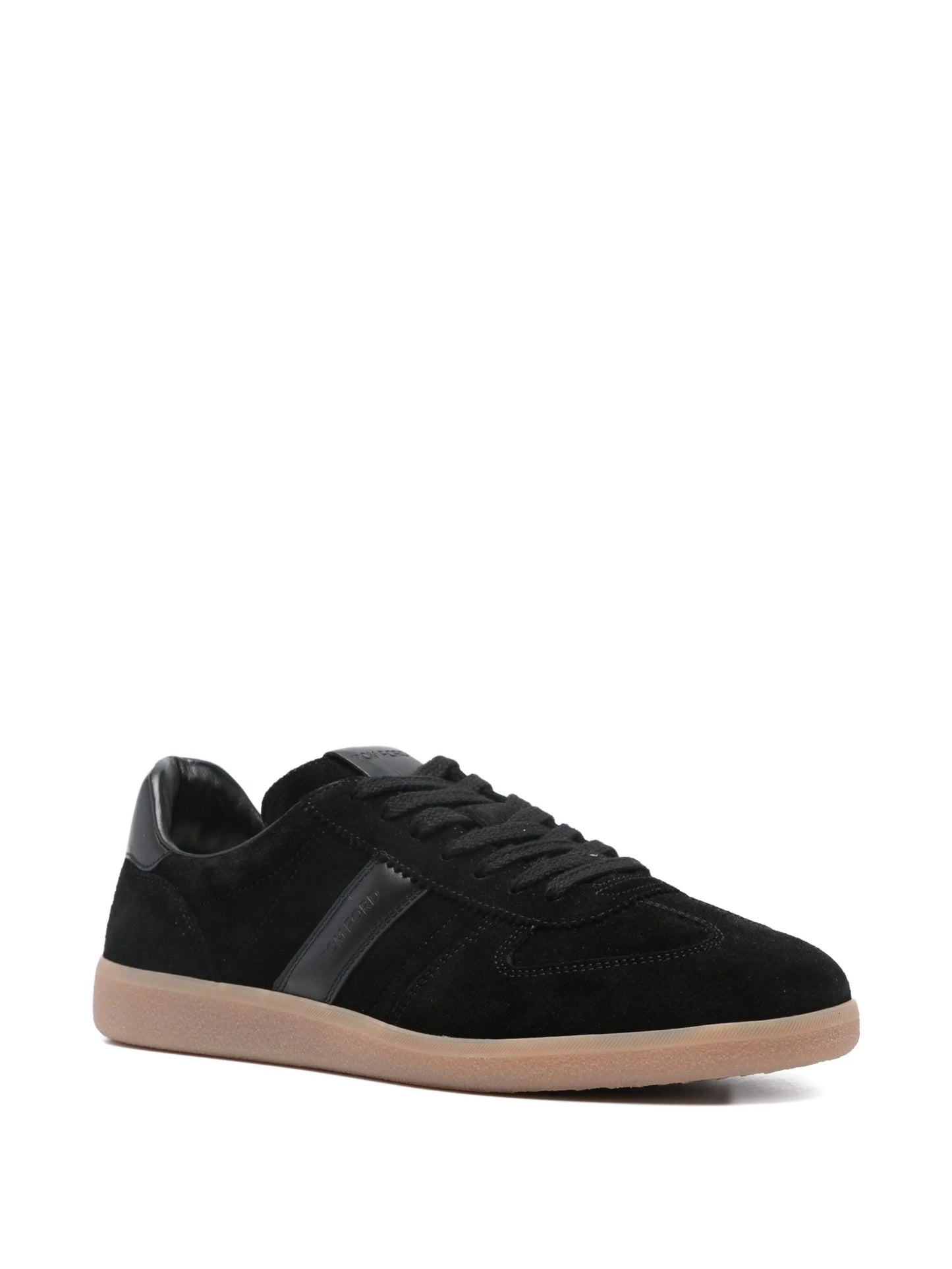 panelled suede sneakers