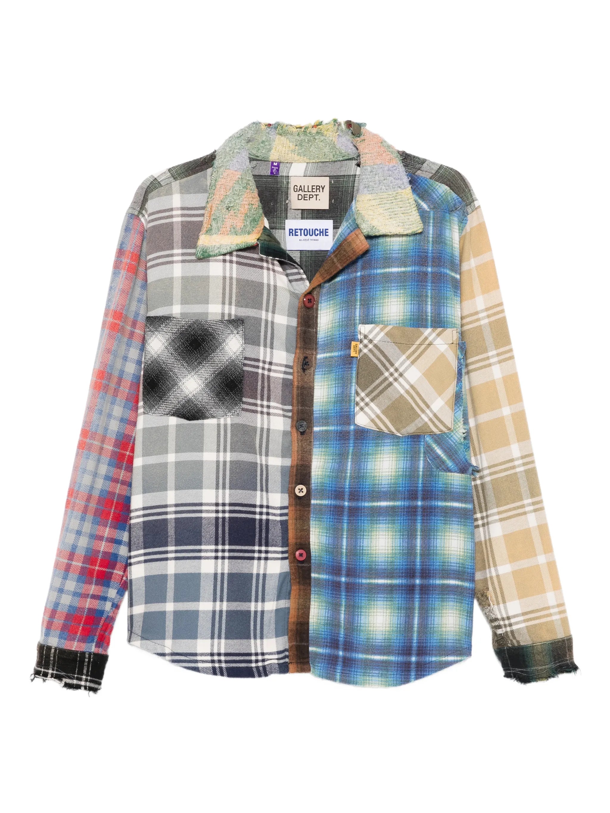 plaid pocket shirt