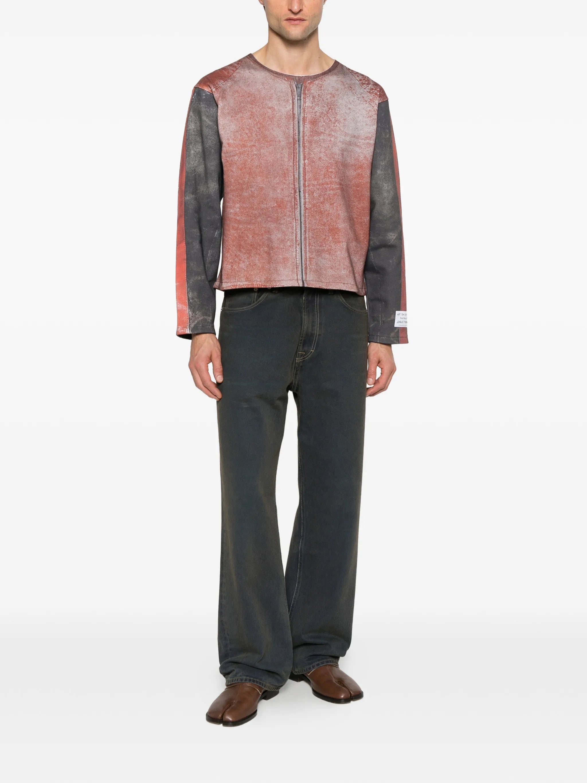 graphic-print sweatshirt