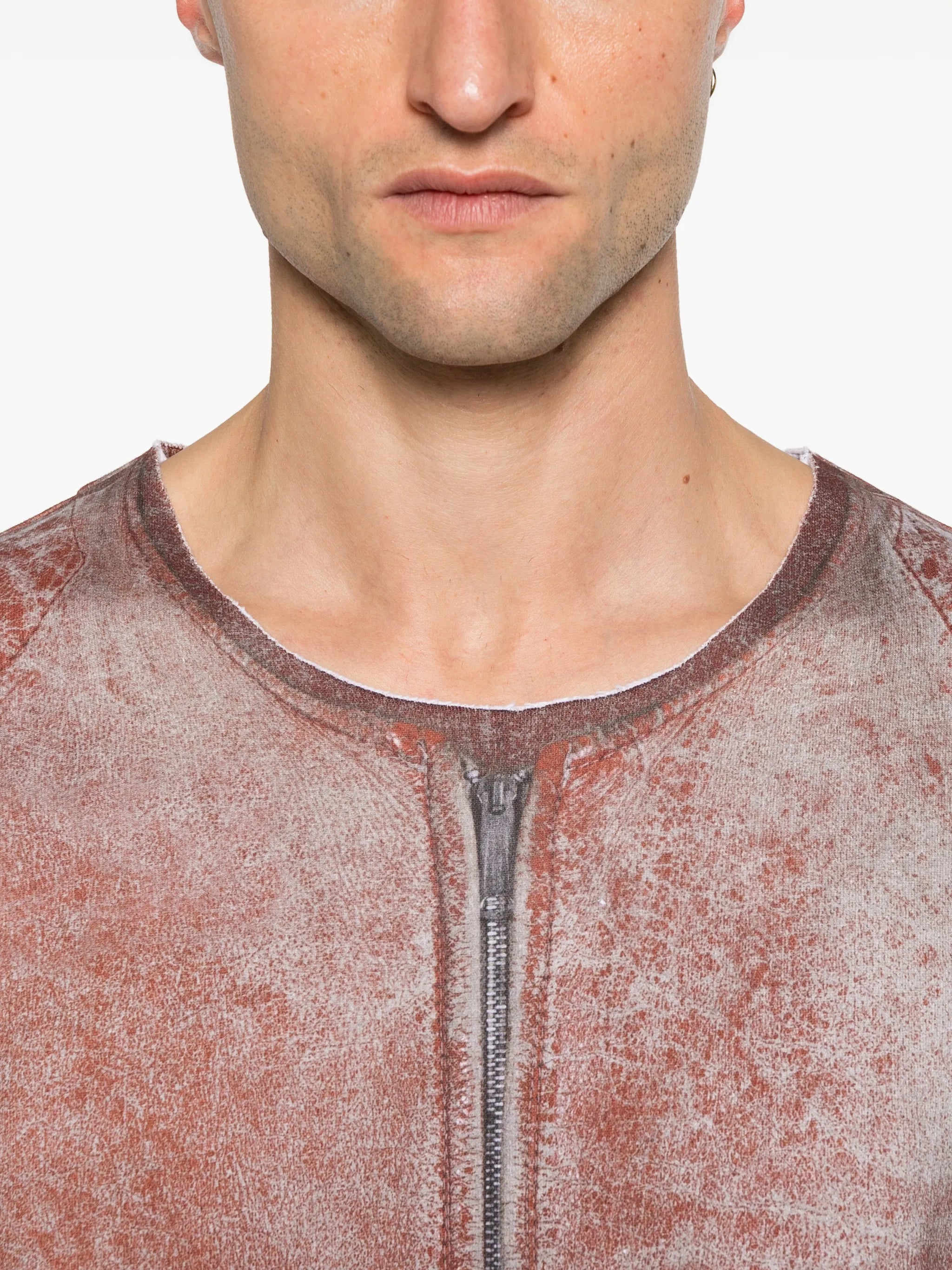 graphic-print sweatshirt