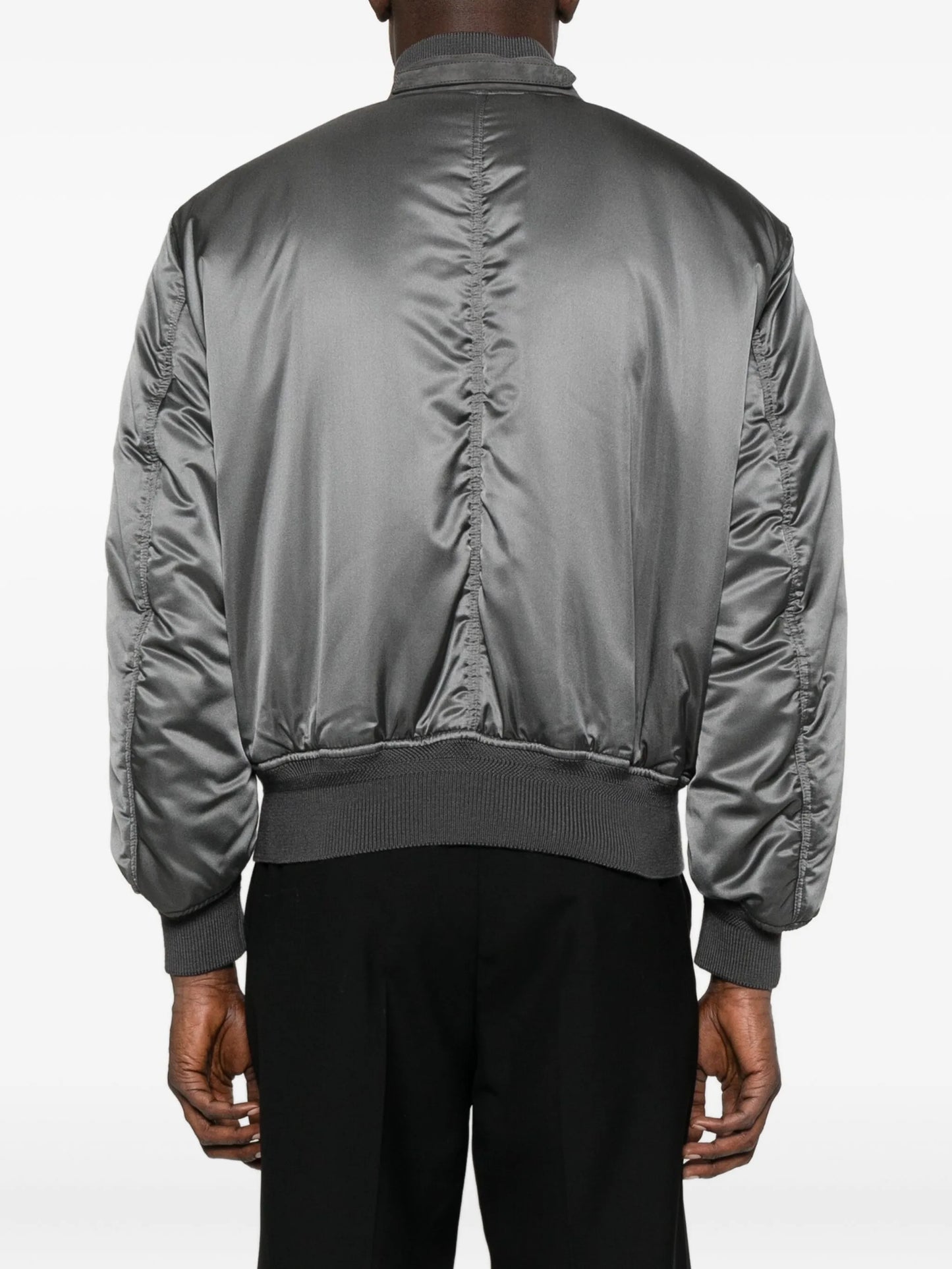 satin bomber jacket