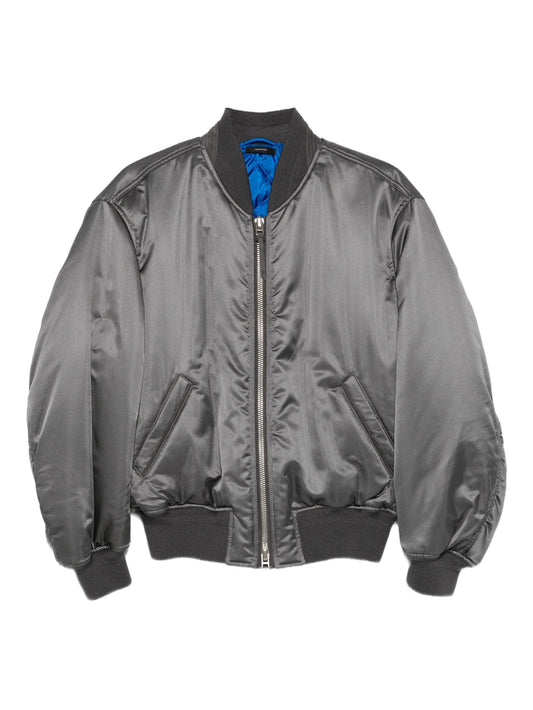 satin bomber jacket