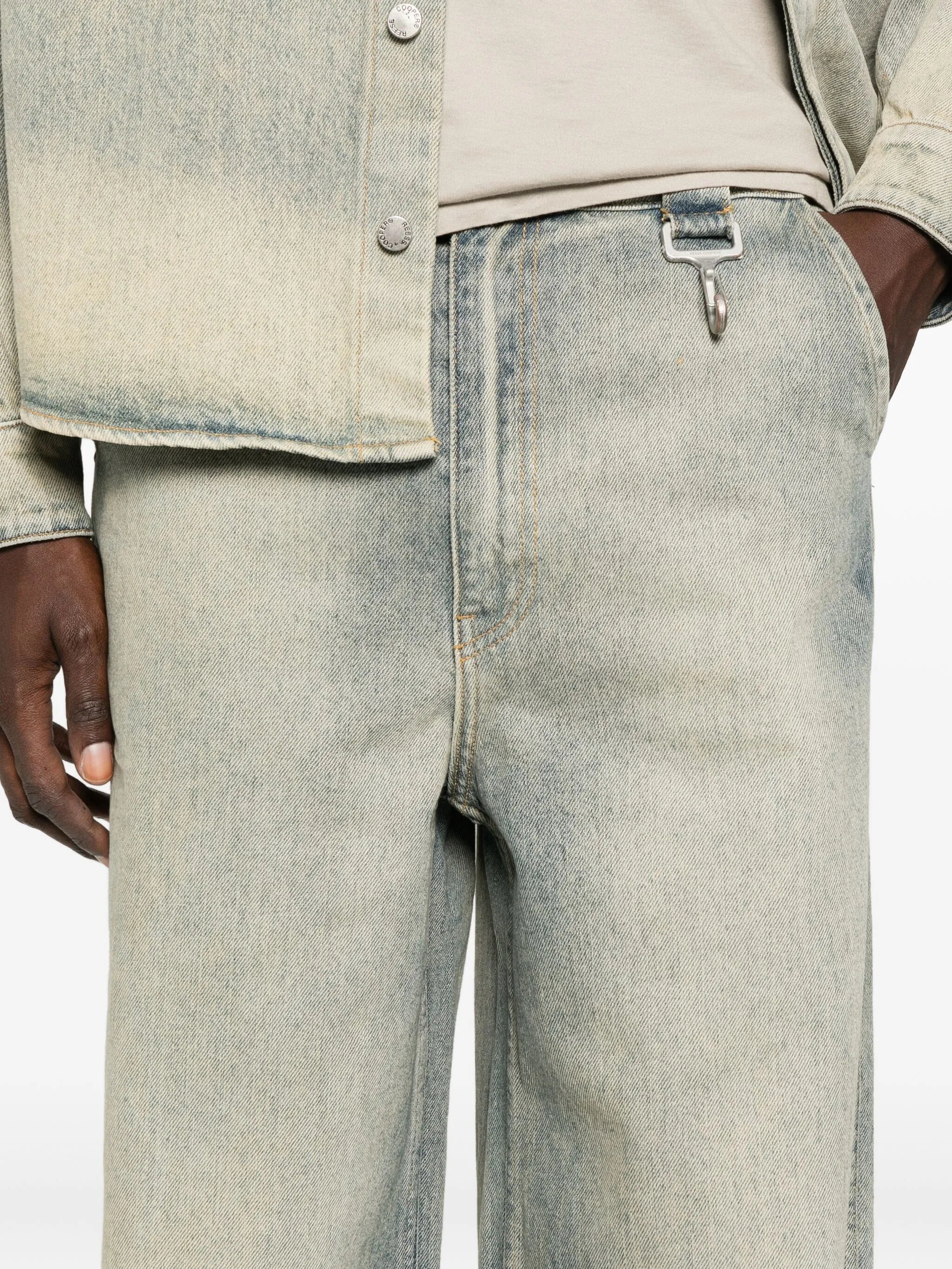 straight-leg jeans