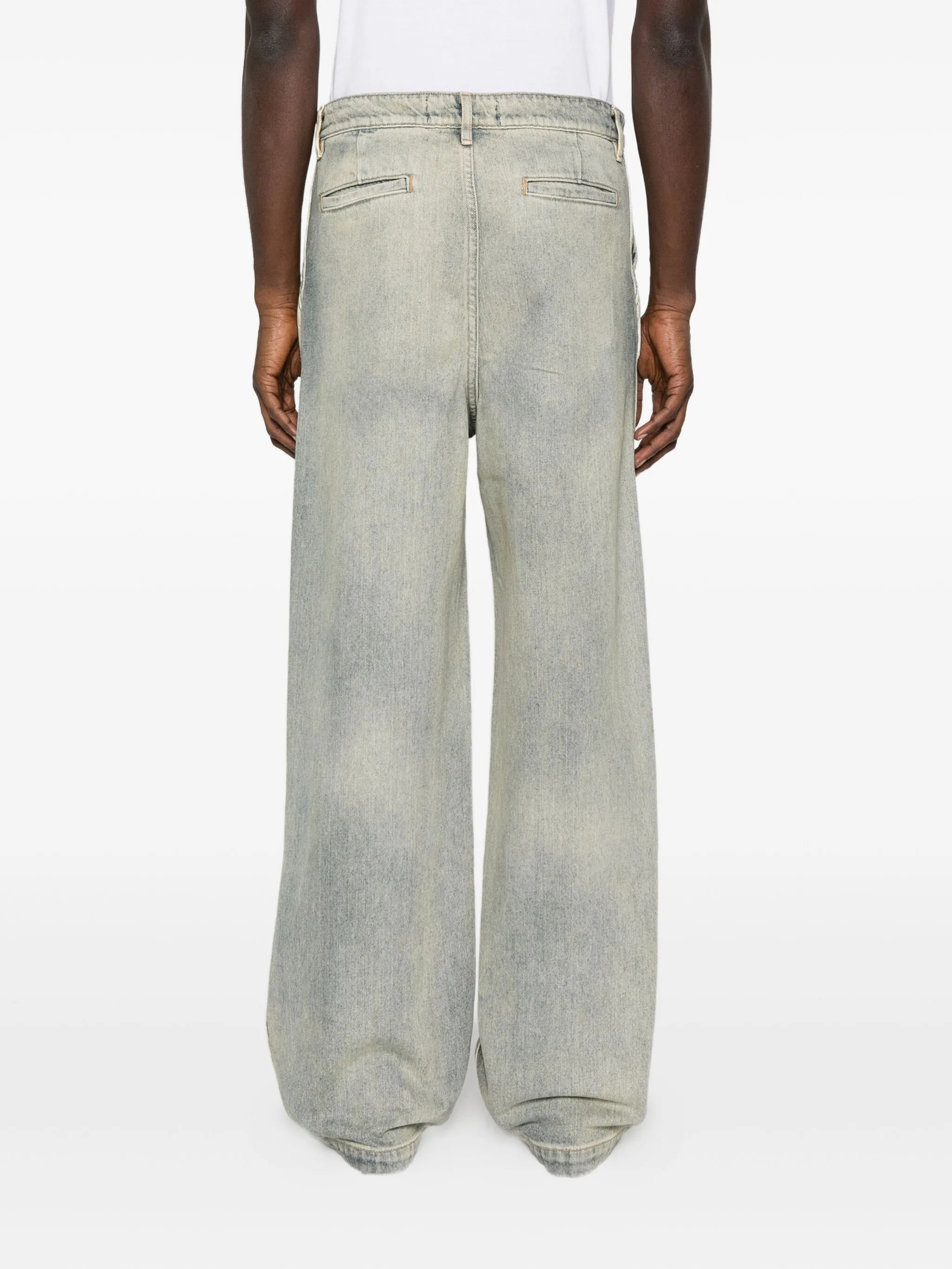 straight-leg jeans