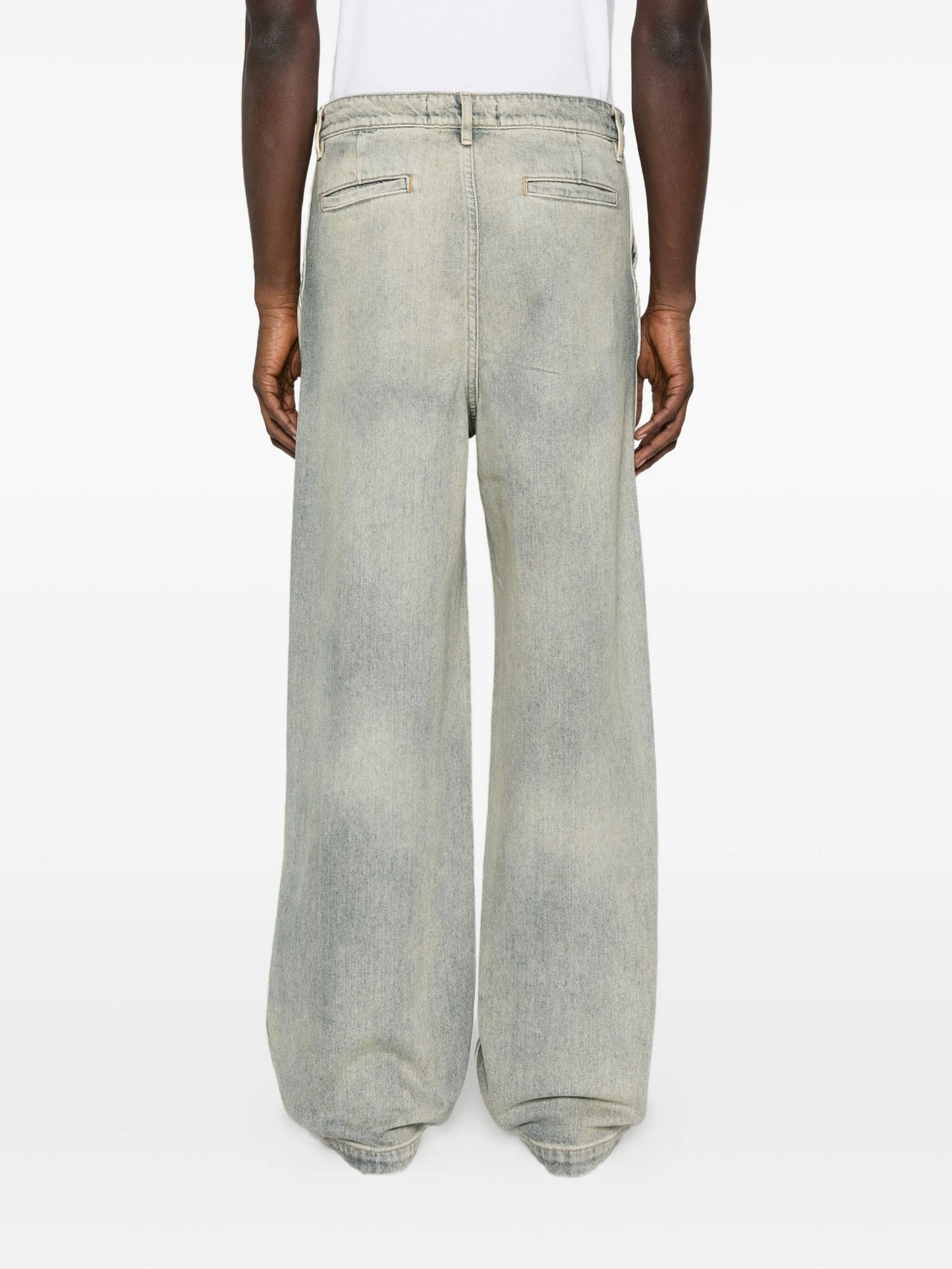 straight-leg jeans