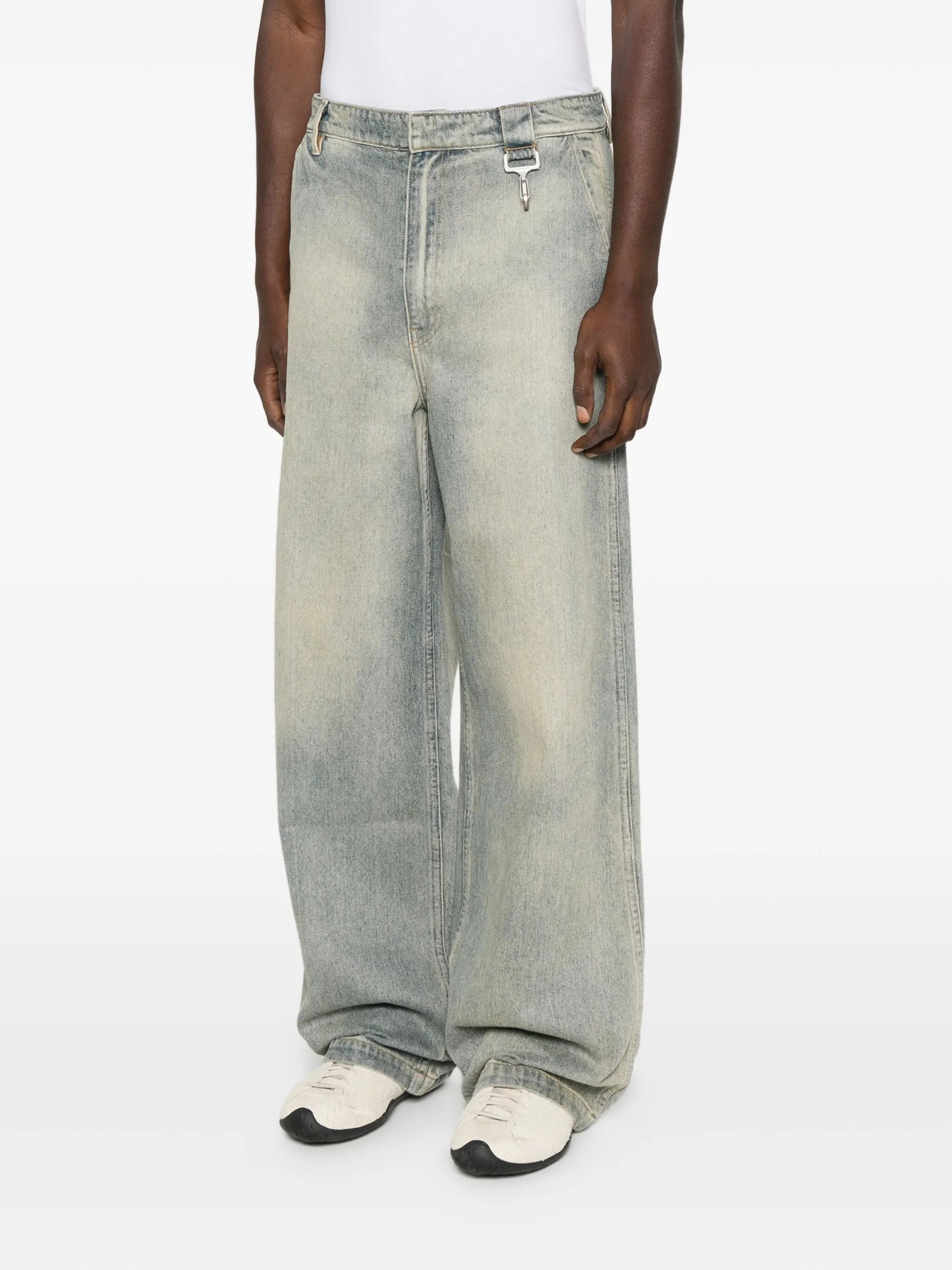 straight-leg jeans