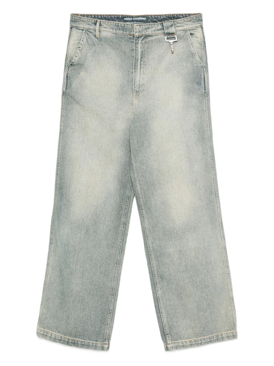 straight-leg jeans