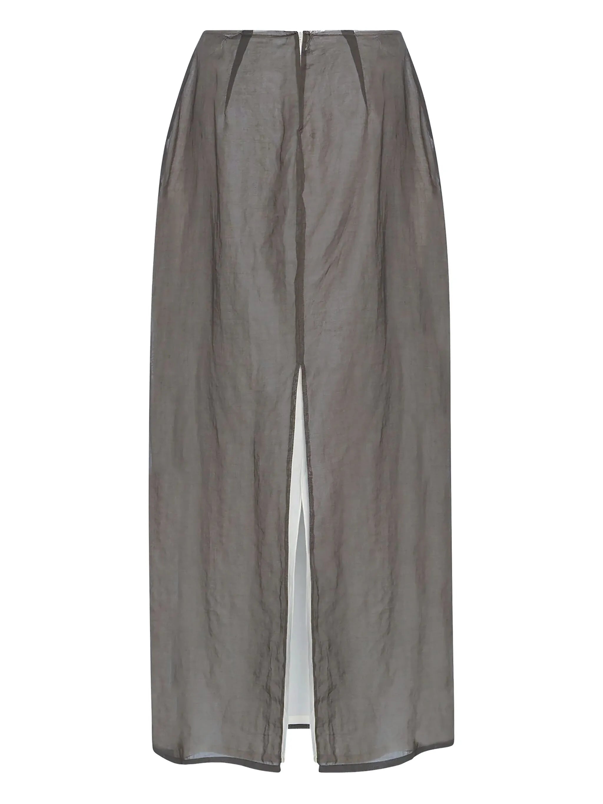 Zaira front-slit maxi skirt