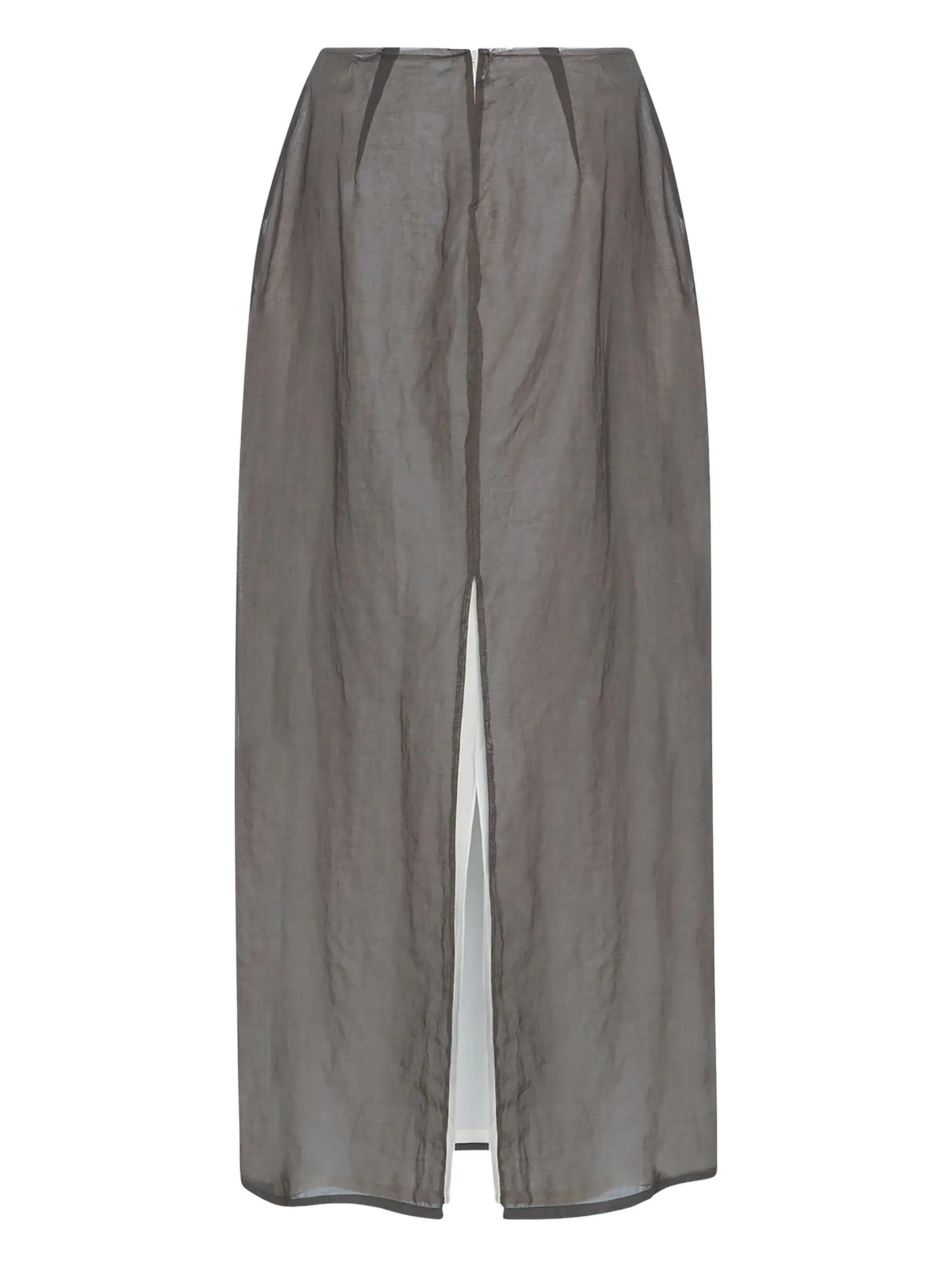 Zaira front-slit maxi skirt