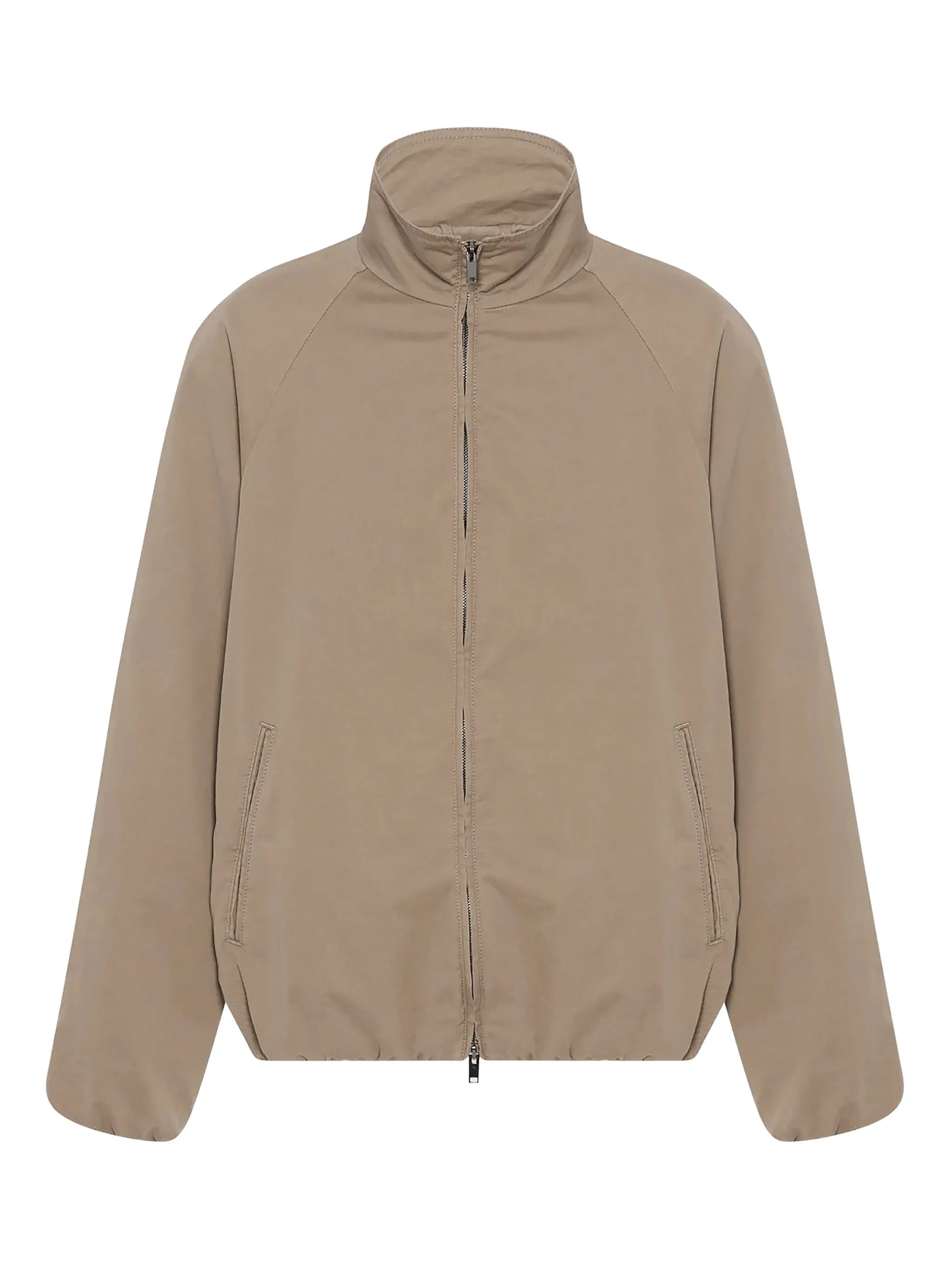 raglan-sleeve zip-up jacket