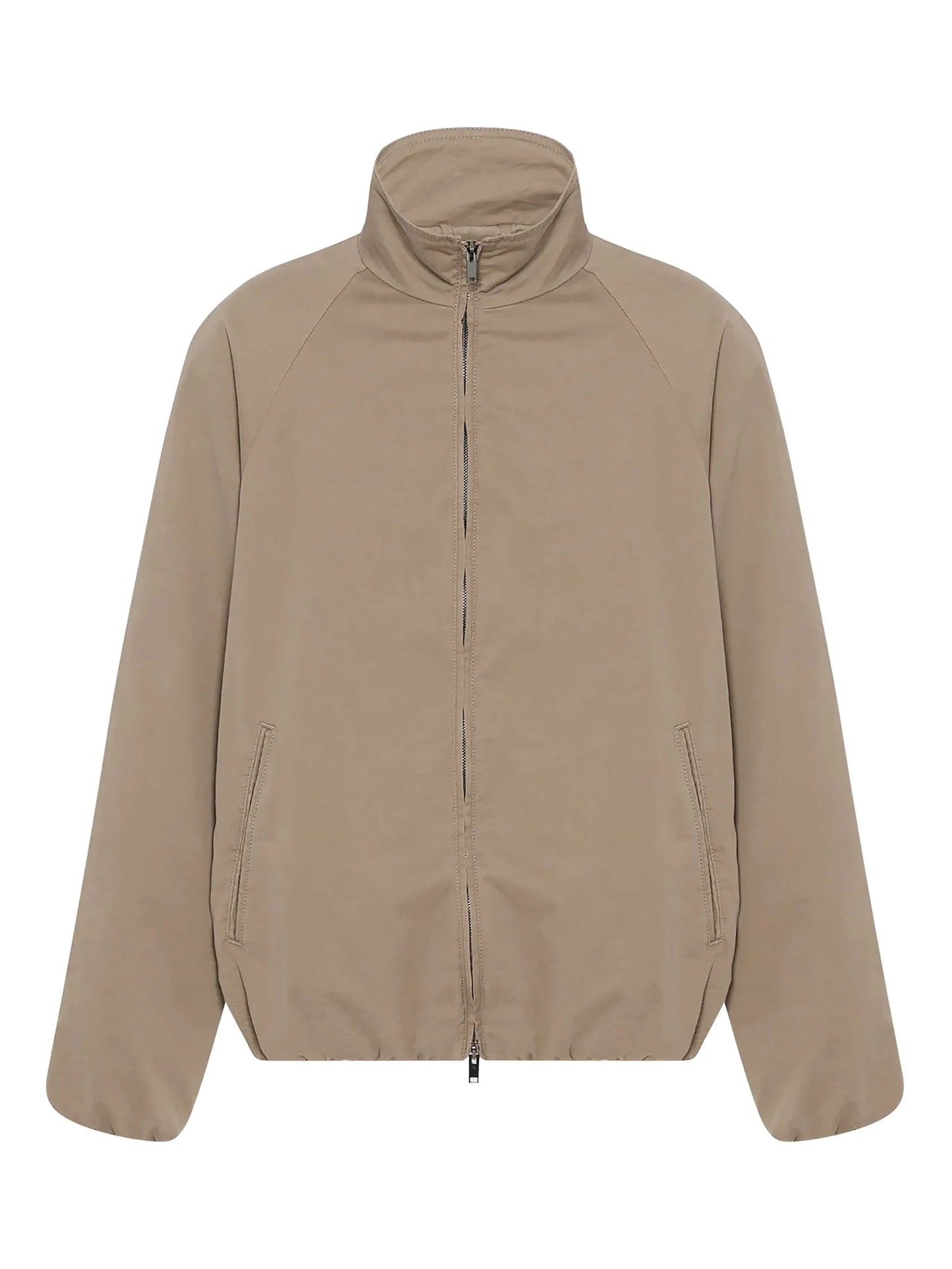raglan-sleeve zip-up jacket