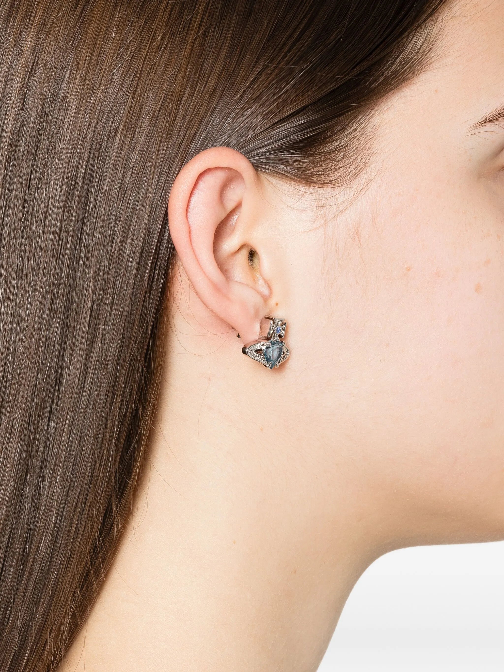 heart-shaped-stone earrings