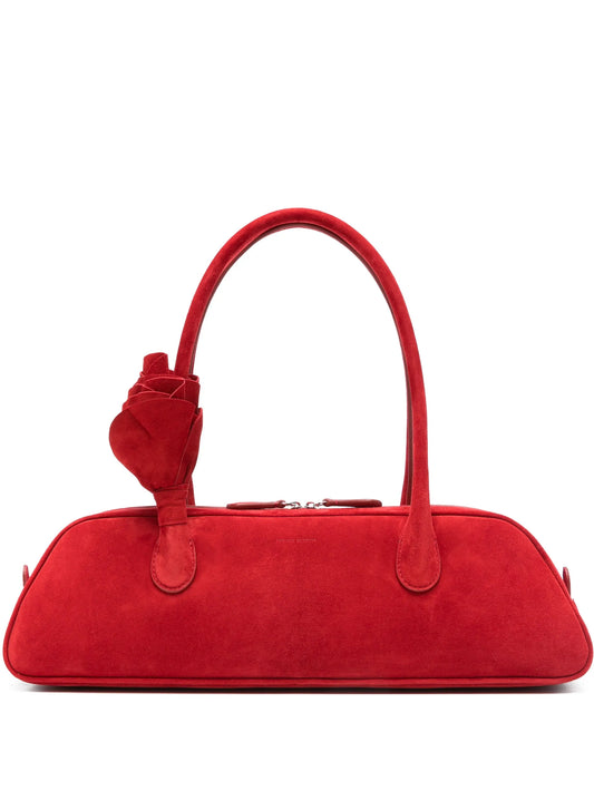 Brigitte Trapeze suede tote bag