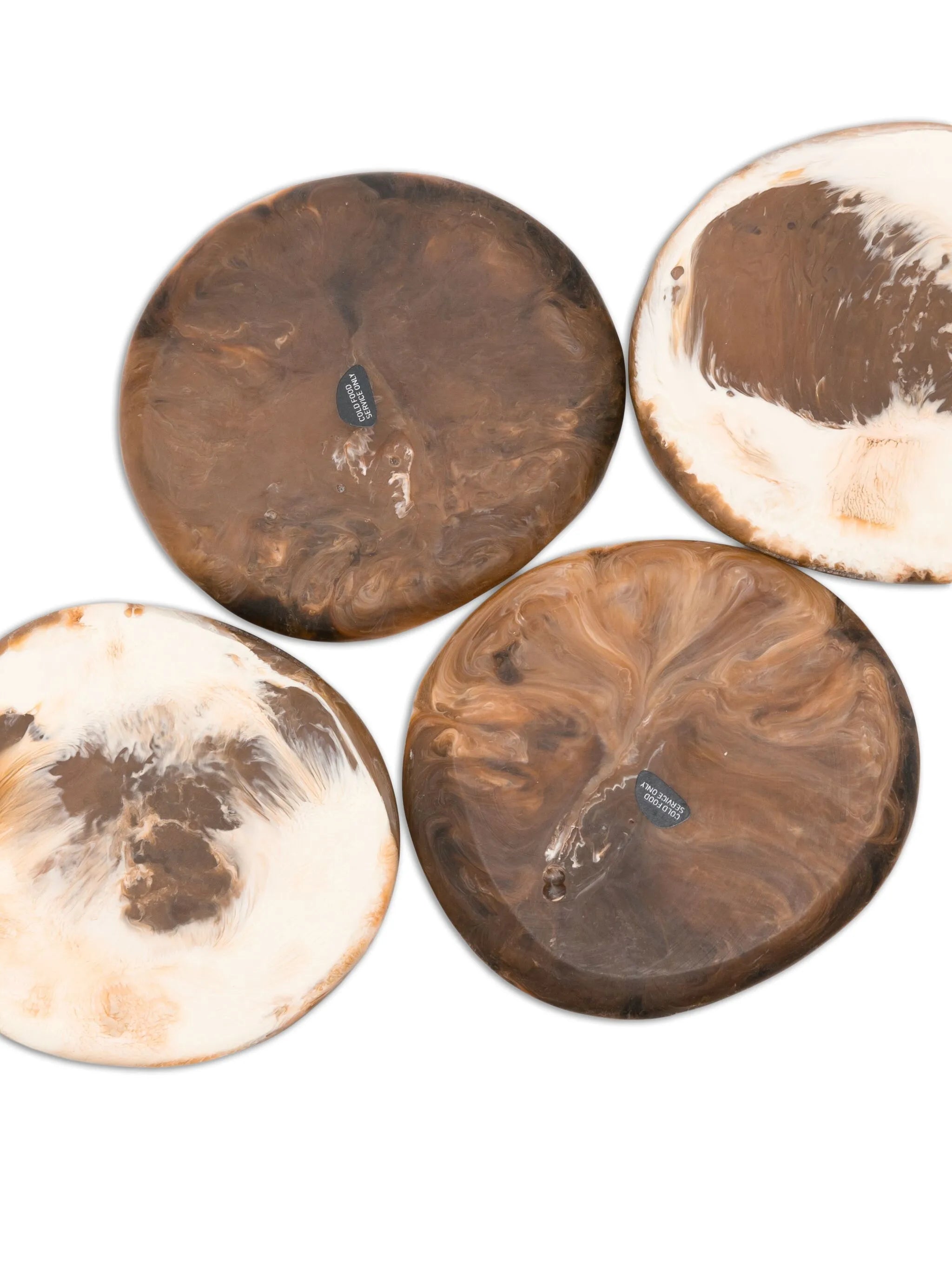 marble-effect coasters (set of four)