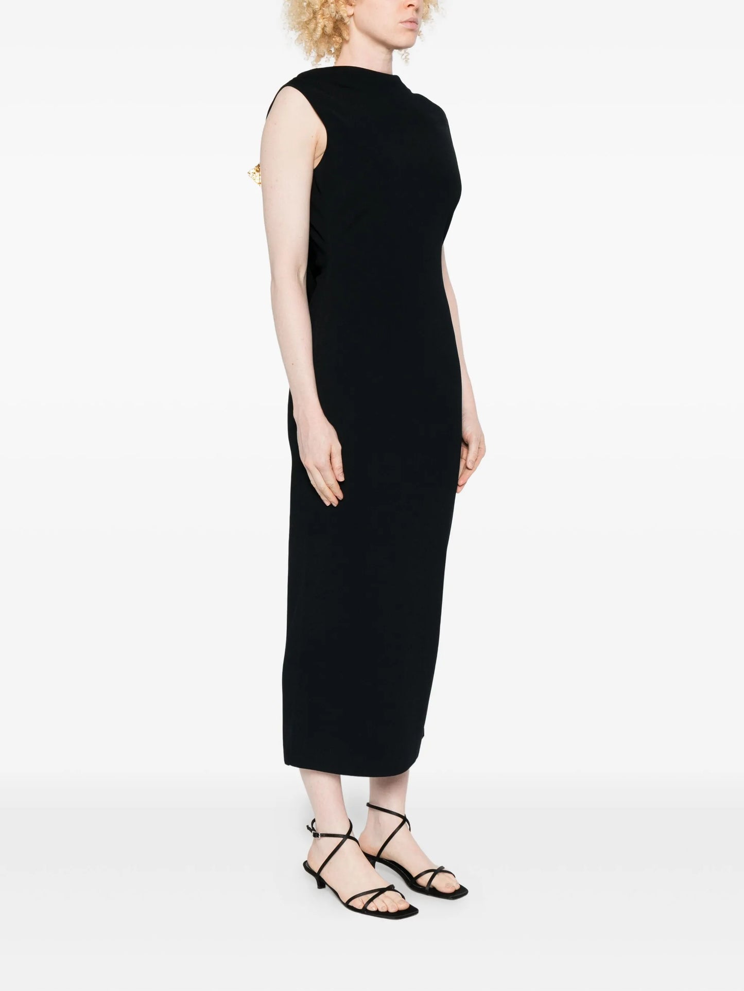 Deirdra sleeveless midi dress