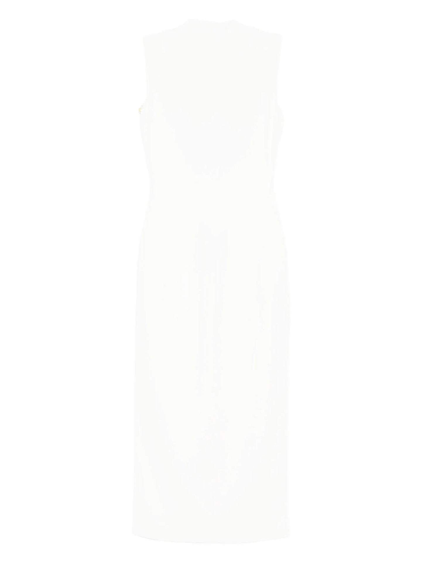 Deira sleeveless high-neck dress