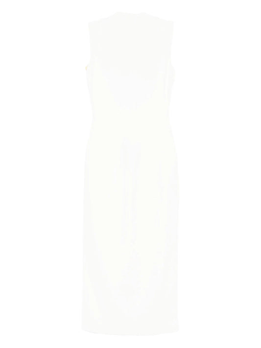 Deira sleeveless high-neck dress