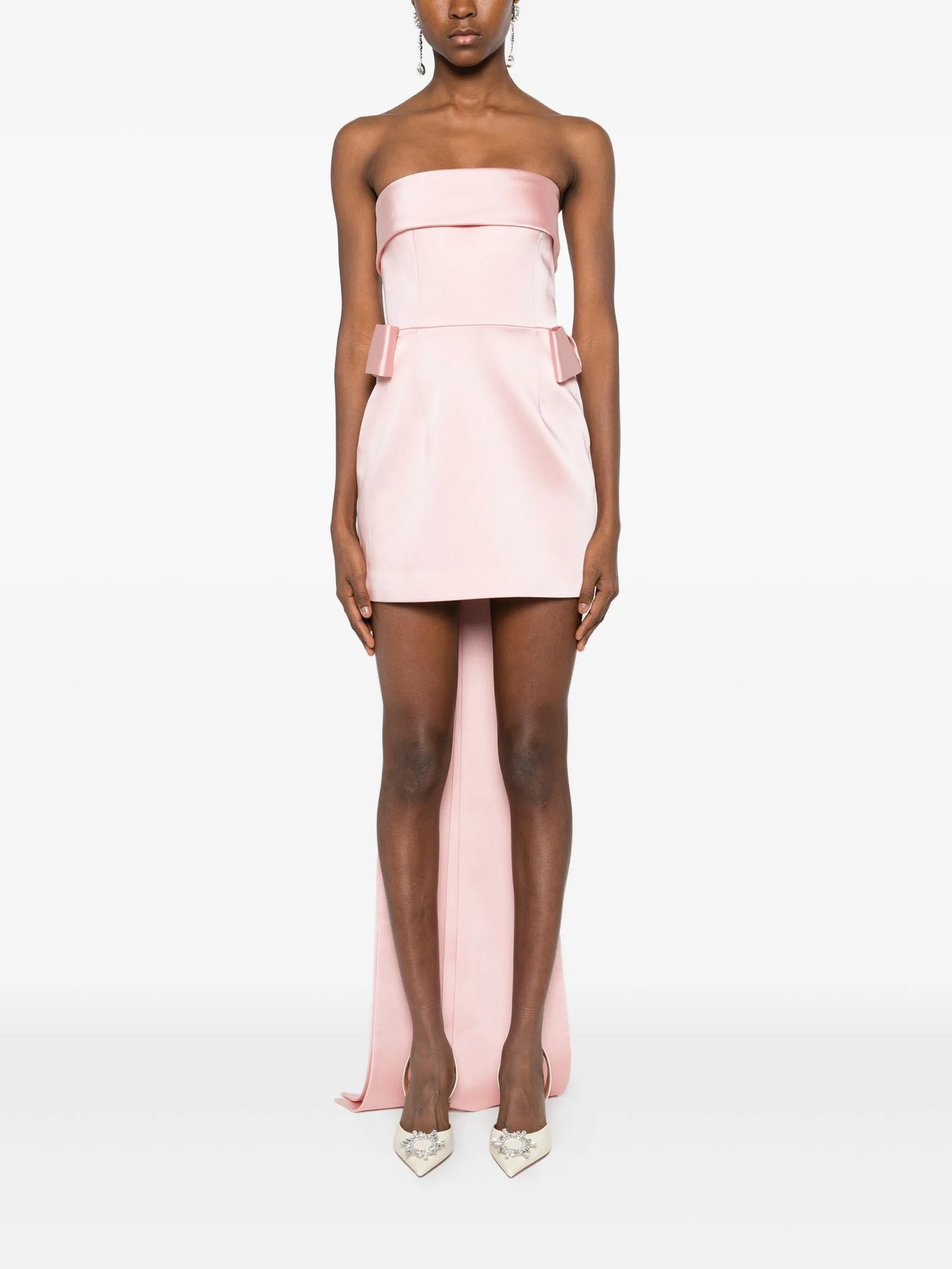 Lalani bow-detail mini dress