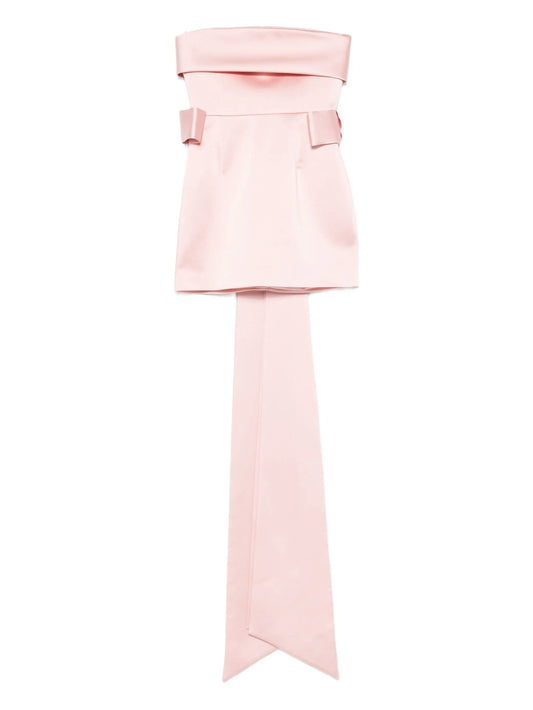 Lalani bow-detail mini dress
