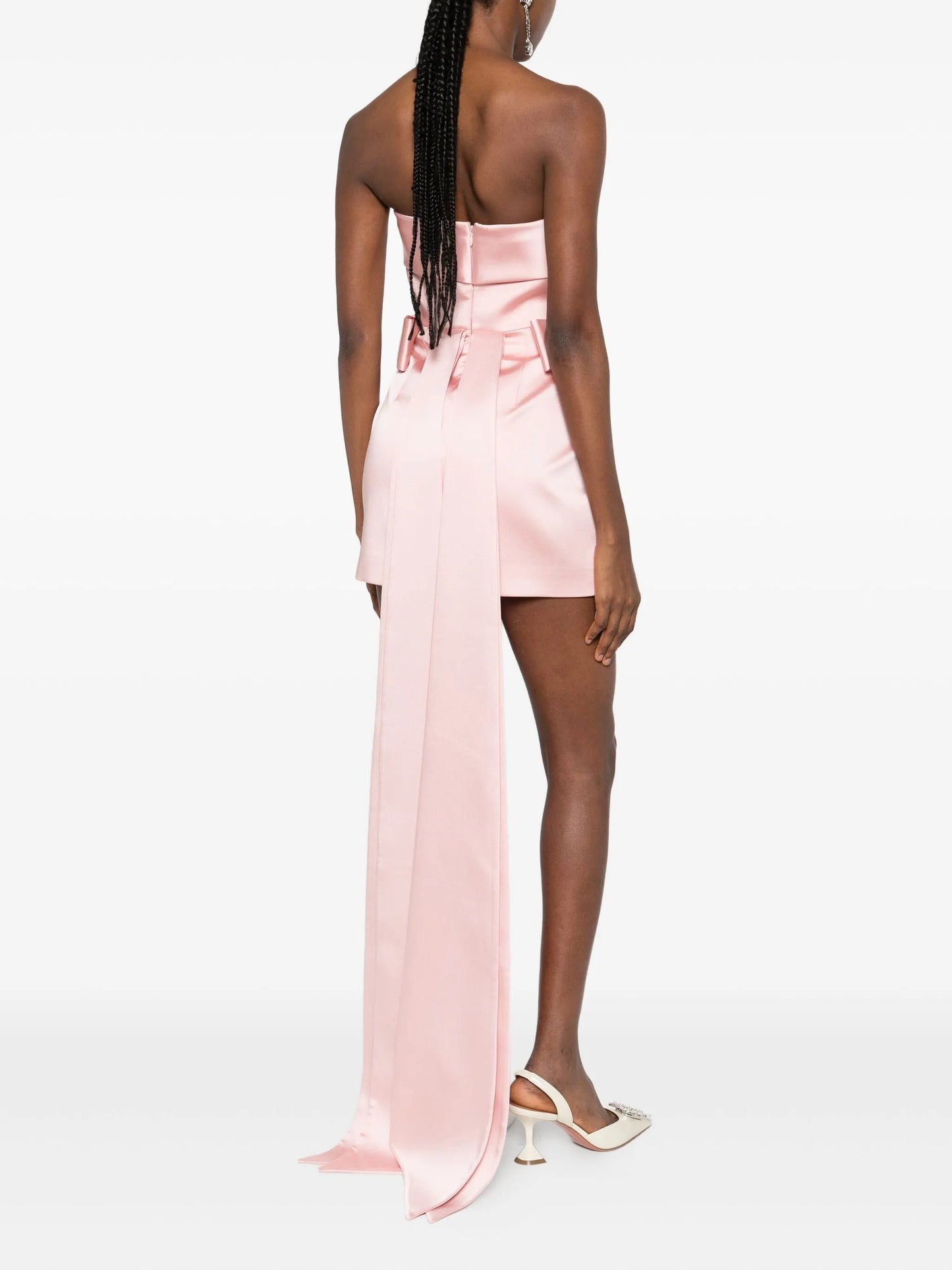 Lalani bow-detail mini dress