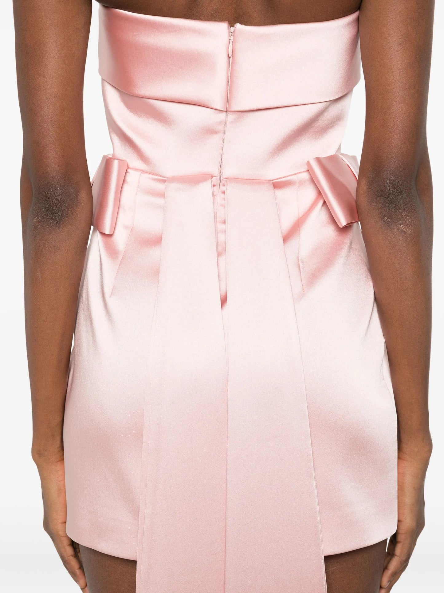 Lalani bow-detail mini dress