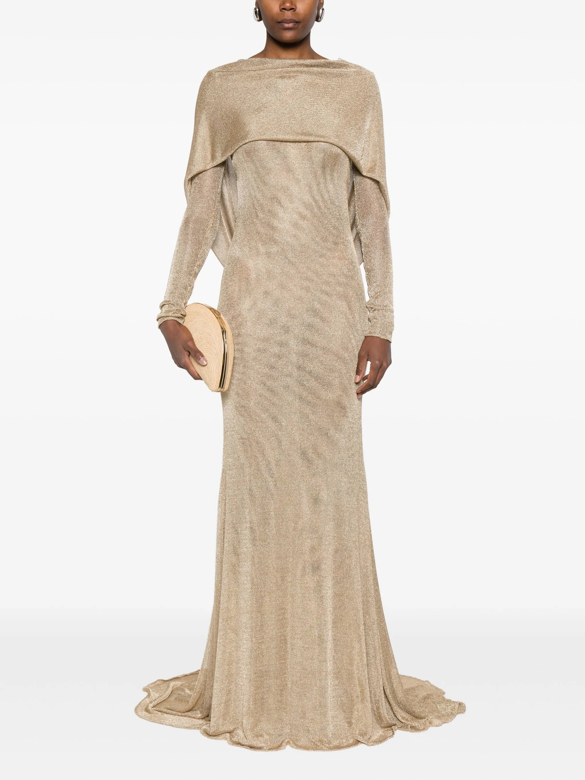 Isthar long-sleeve gown