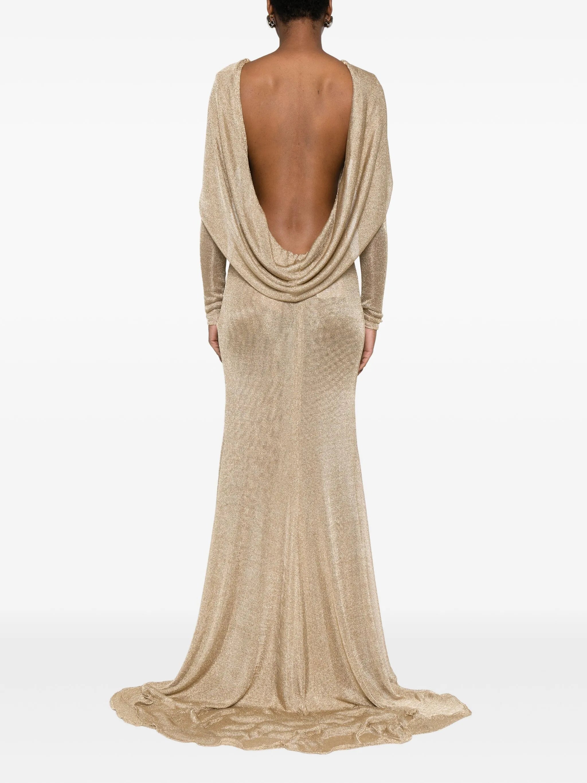 Isthar long-sleeve gown