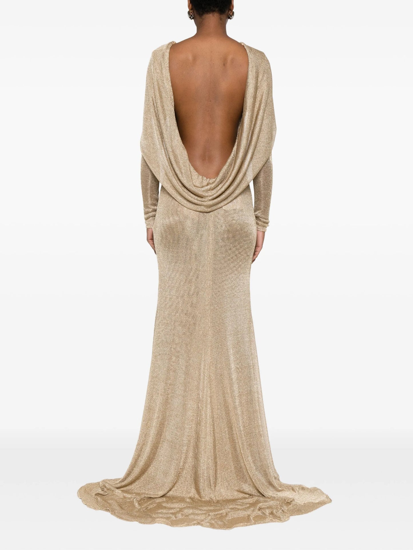 Isthar long-sleeve gown