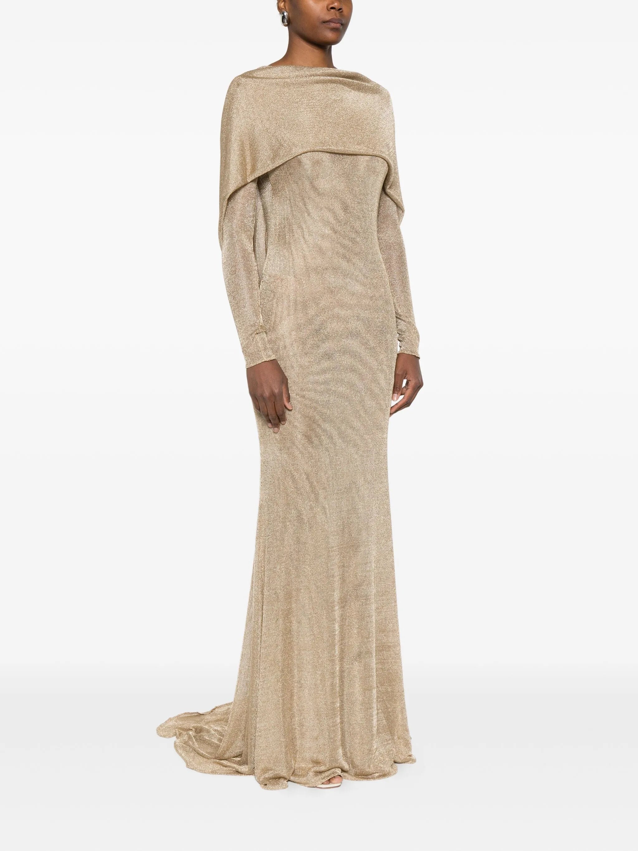 Isthar long-sleeve gown