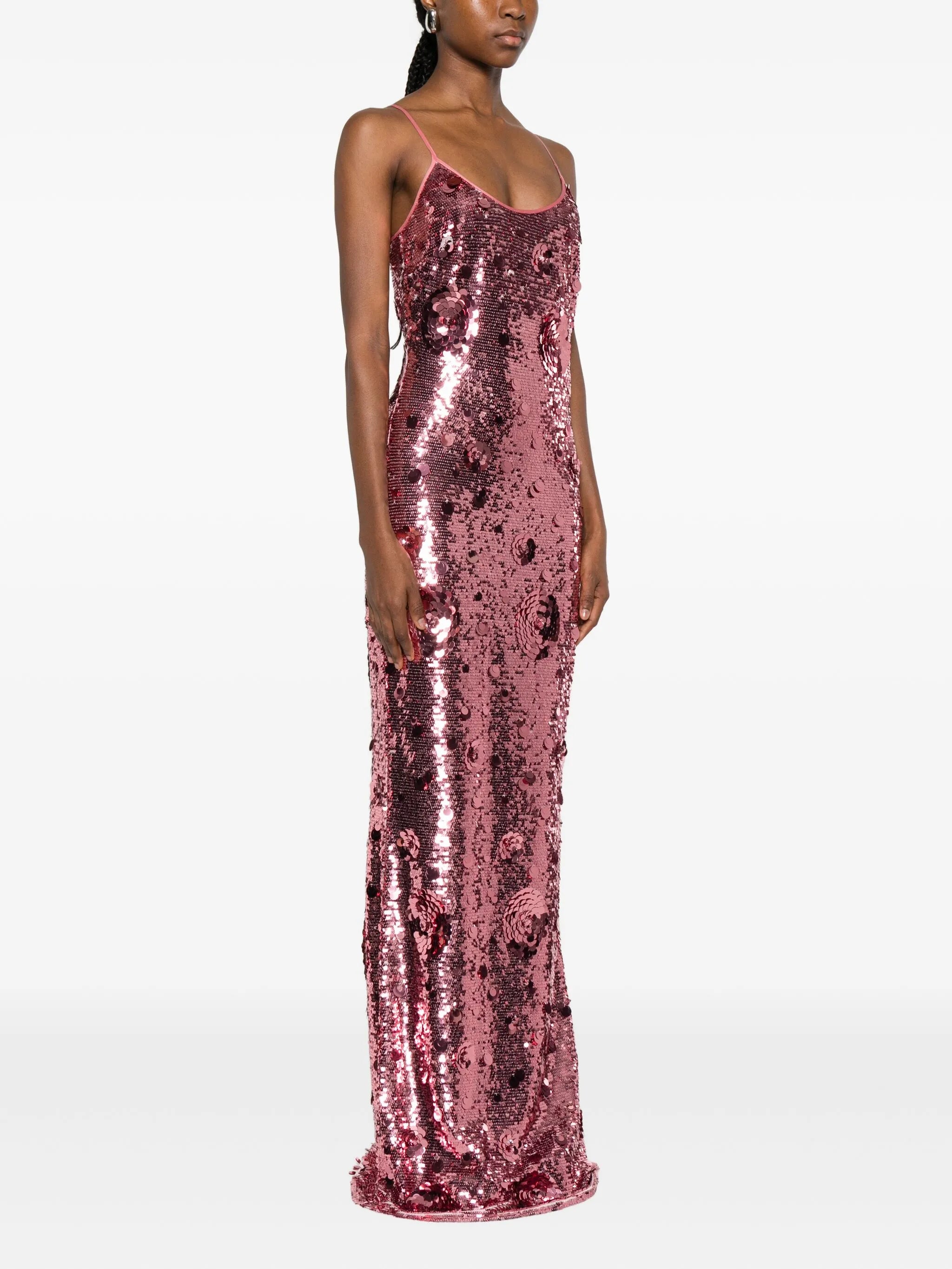 Isis sequined maxi dress
