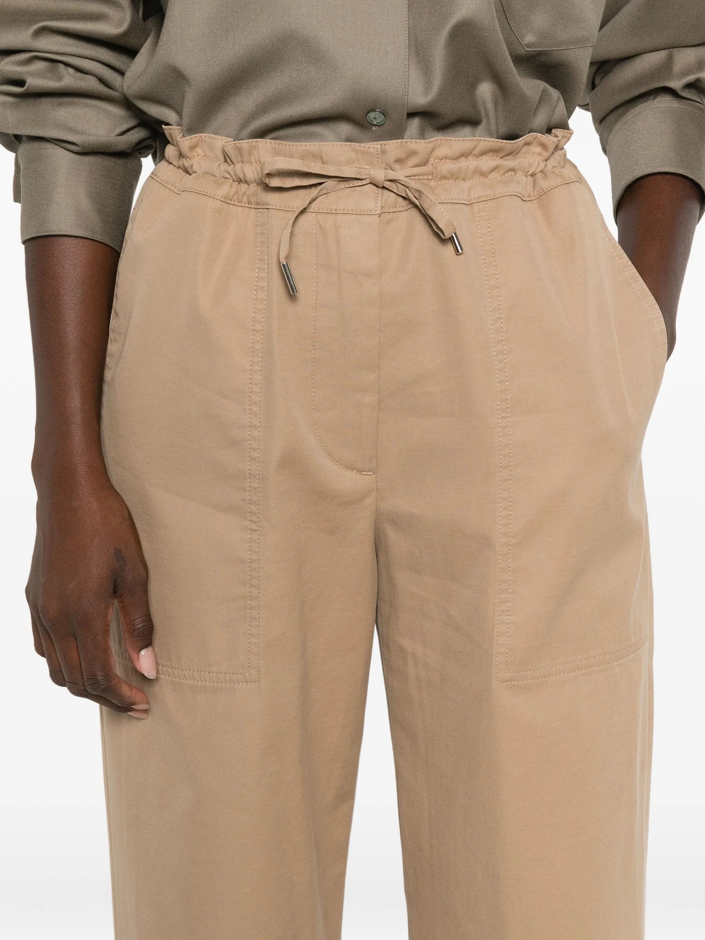 Mende drawstring-waist trousers