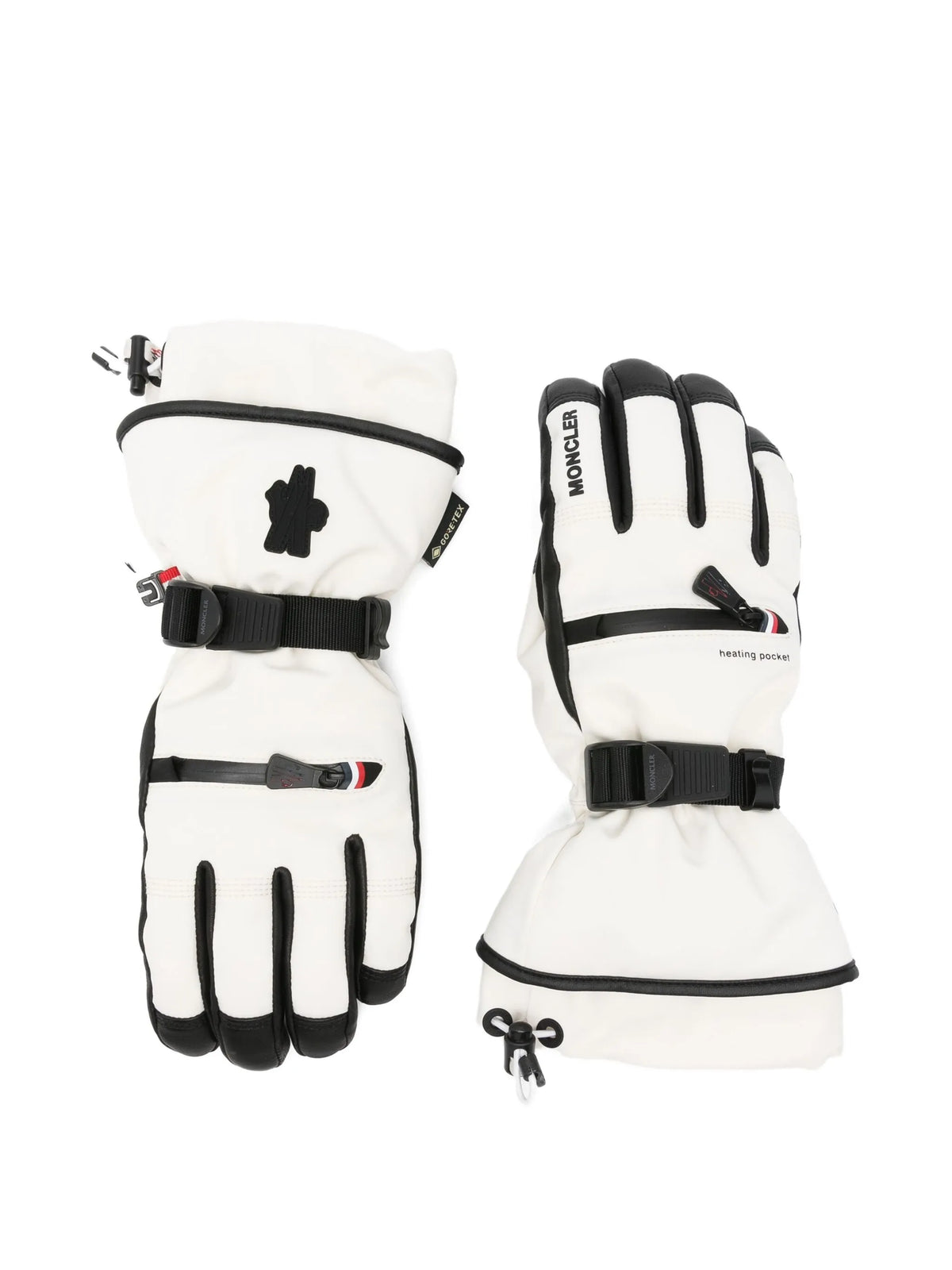panelled ski gloves