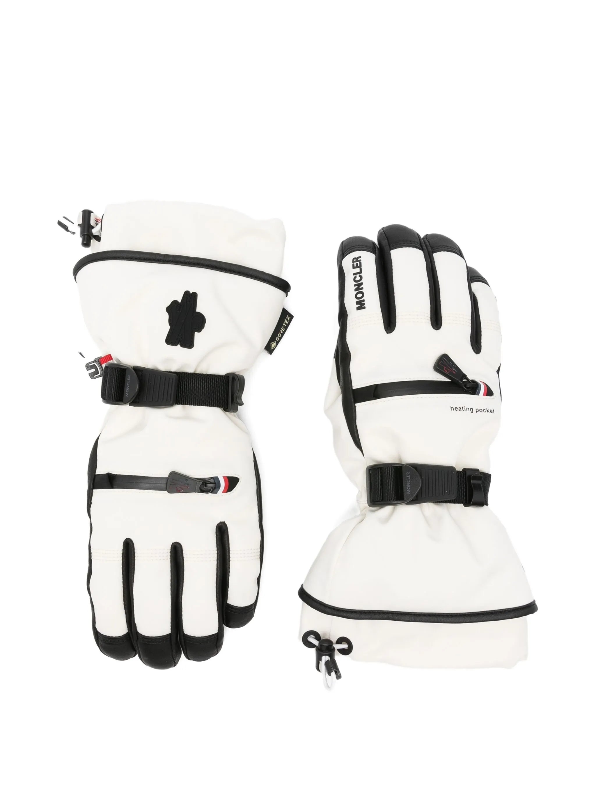 panelled ski gloves