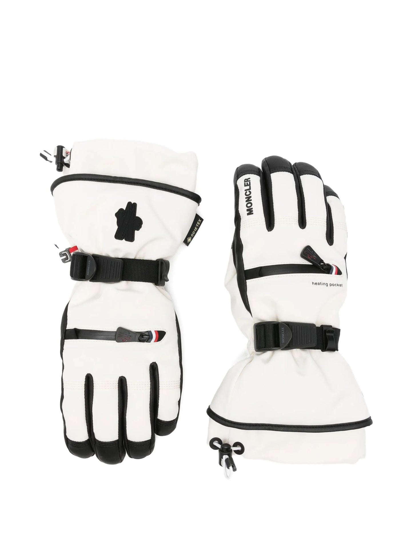panelled ski gloves