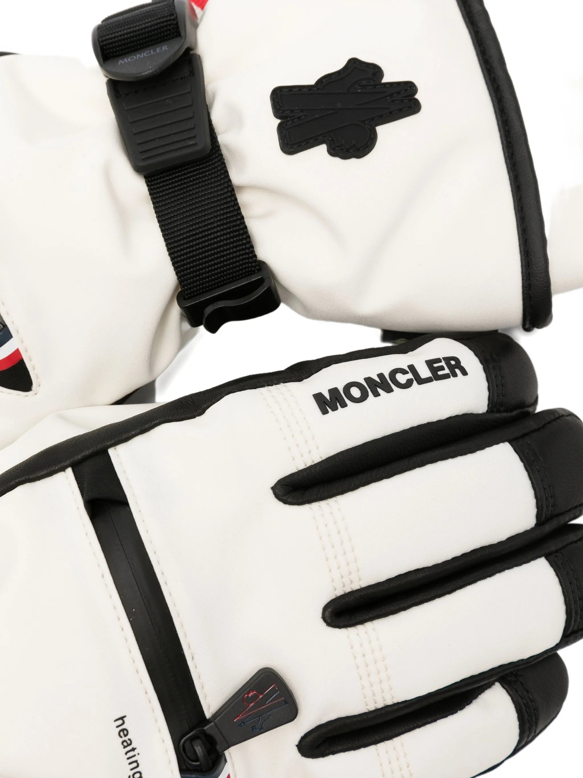 panelled ski gloves
