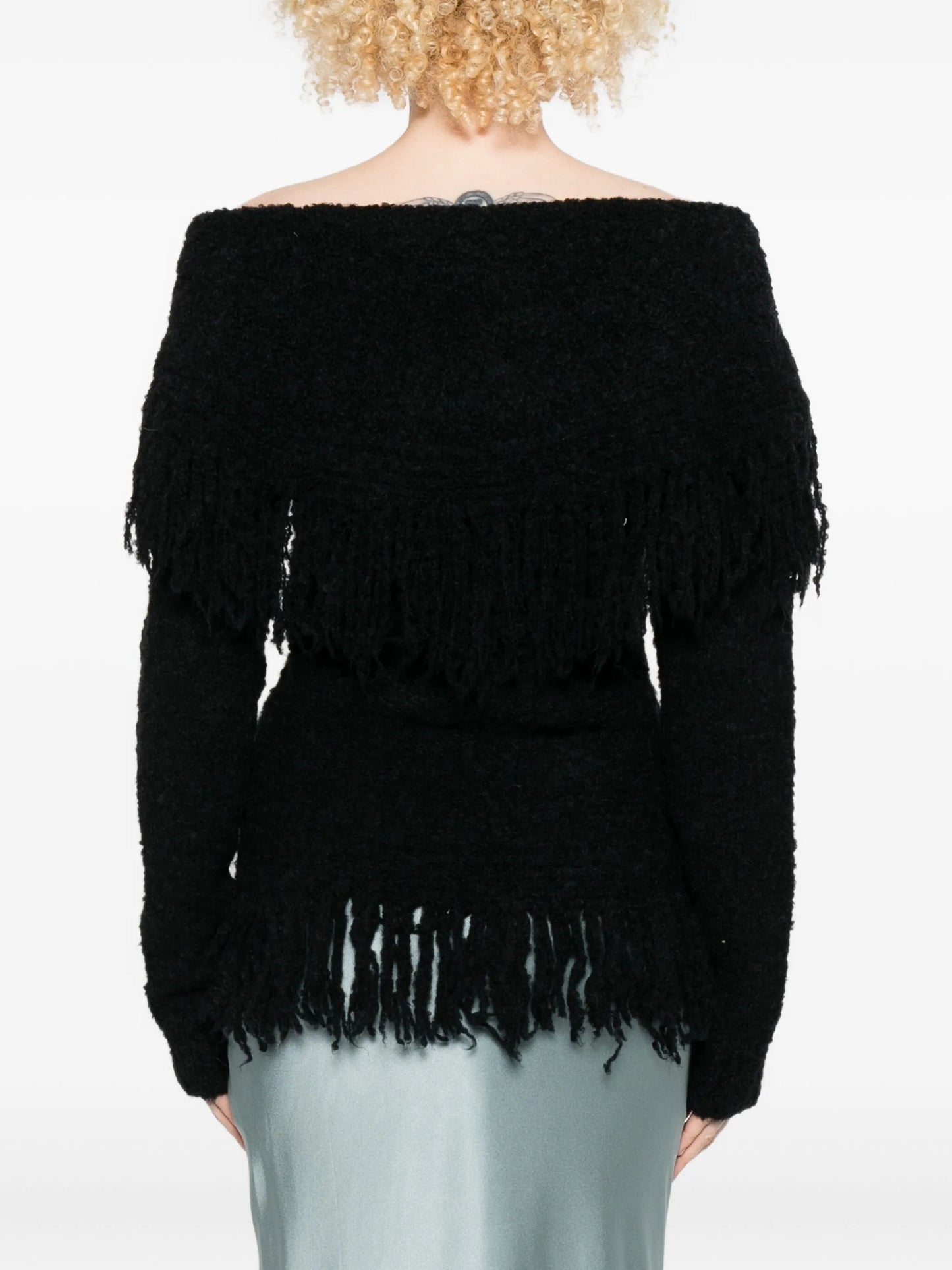 Michelle fringe-trimmed cardigan