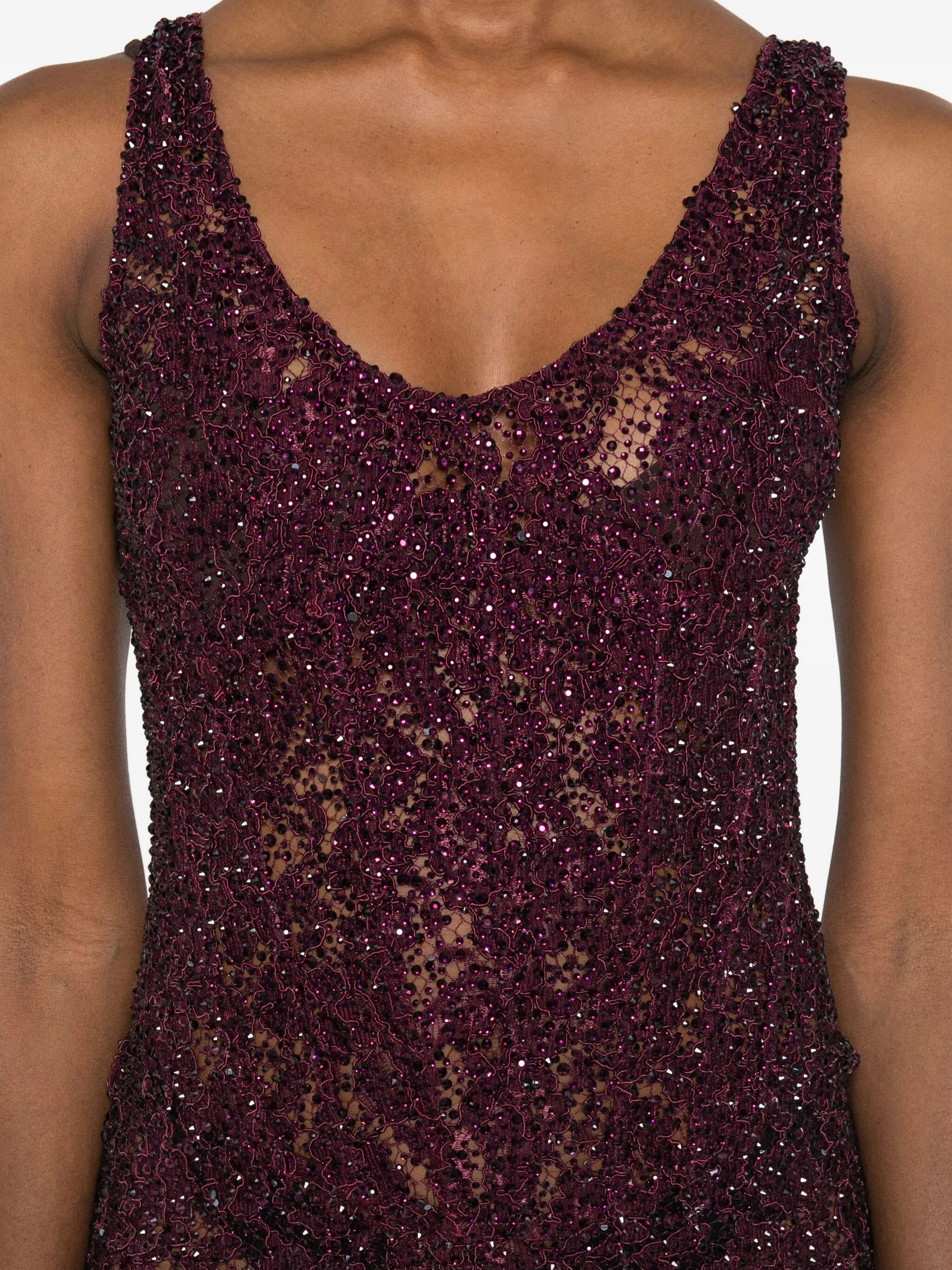 Aela sequin-embellished maxi dress
