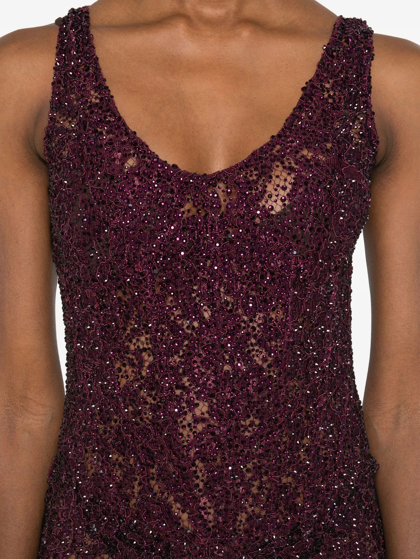 Aela sequin-embellished maxi dress