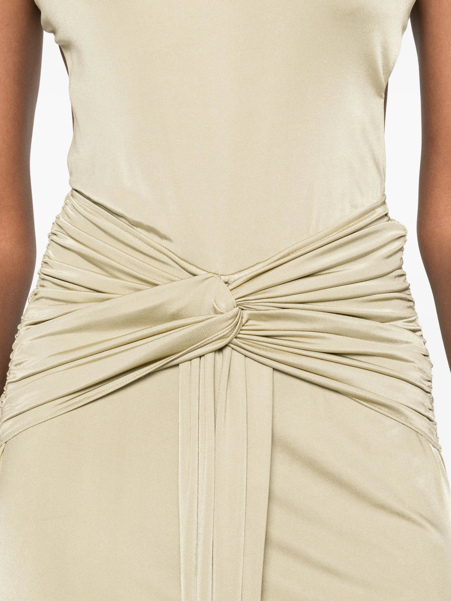 Euphorie gathered-detail gown