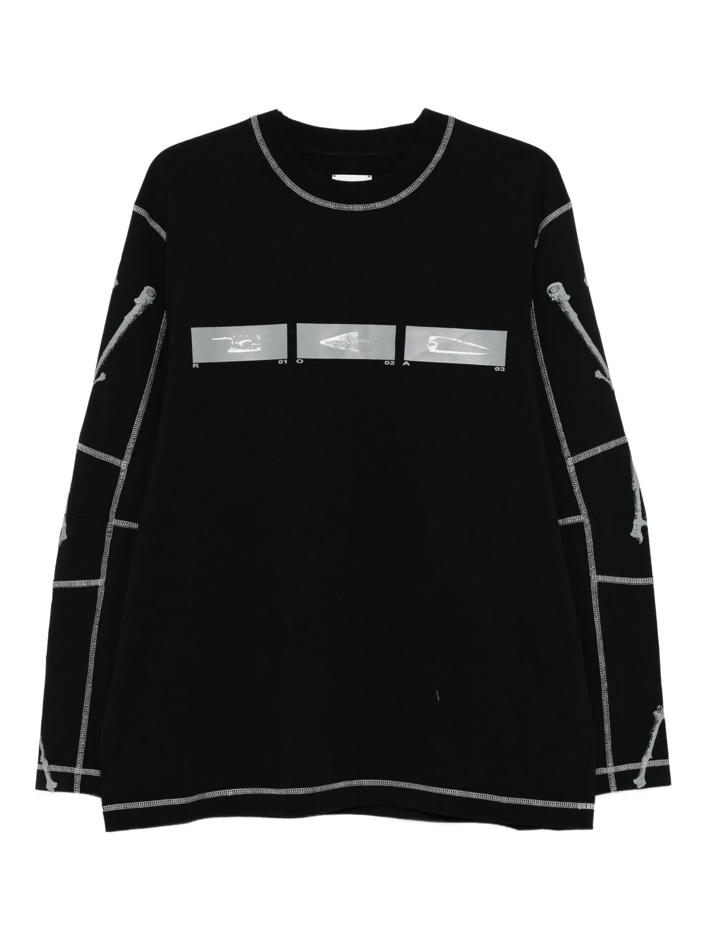 graphic-print long-sleeve T-shirt