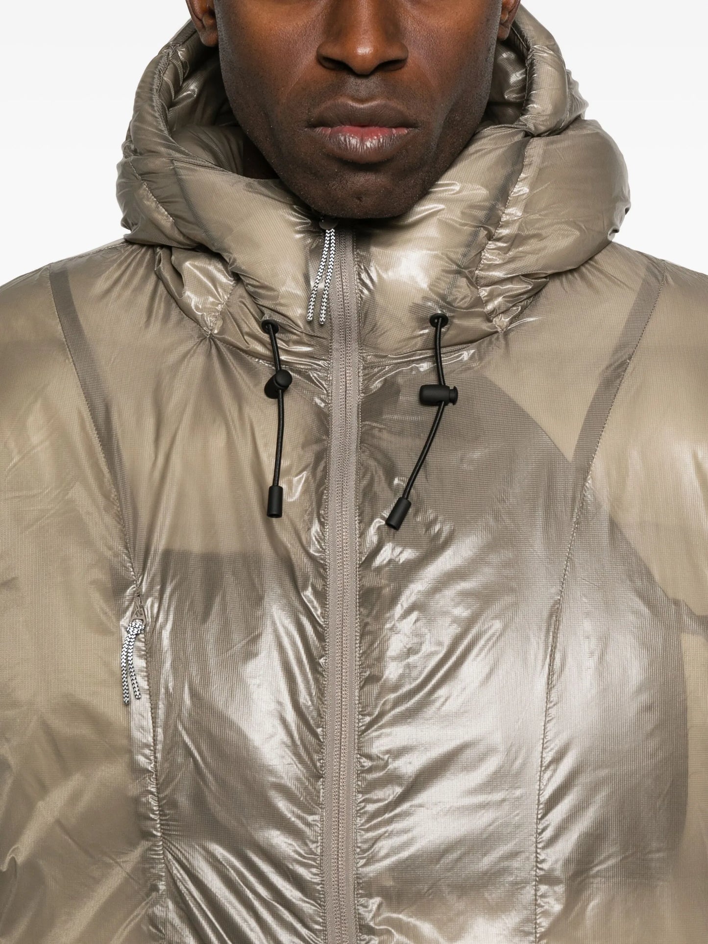 hooded shell jacket