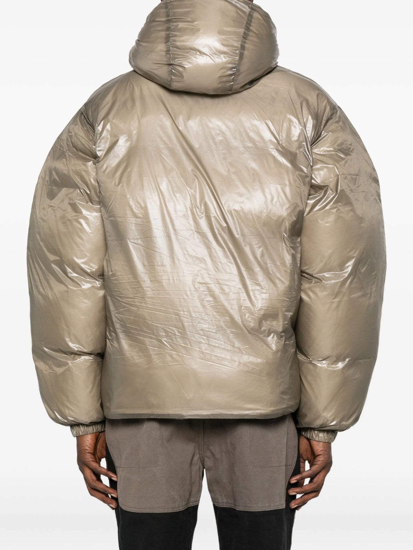 hooded shell jacket