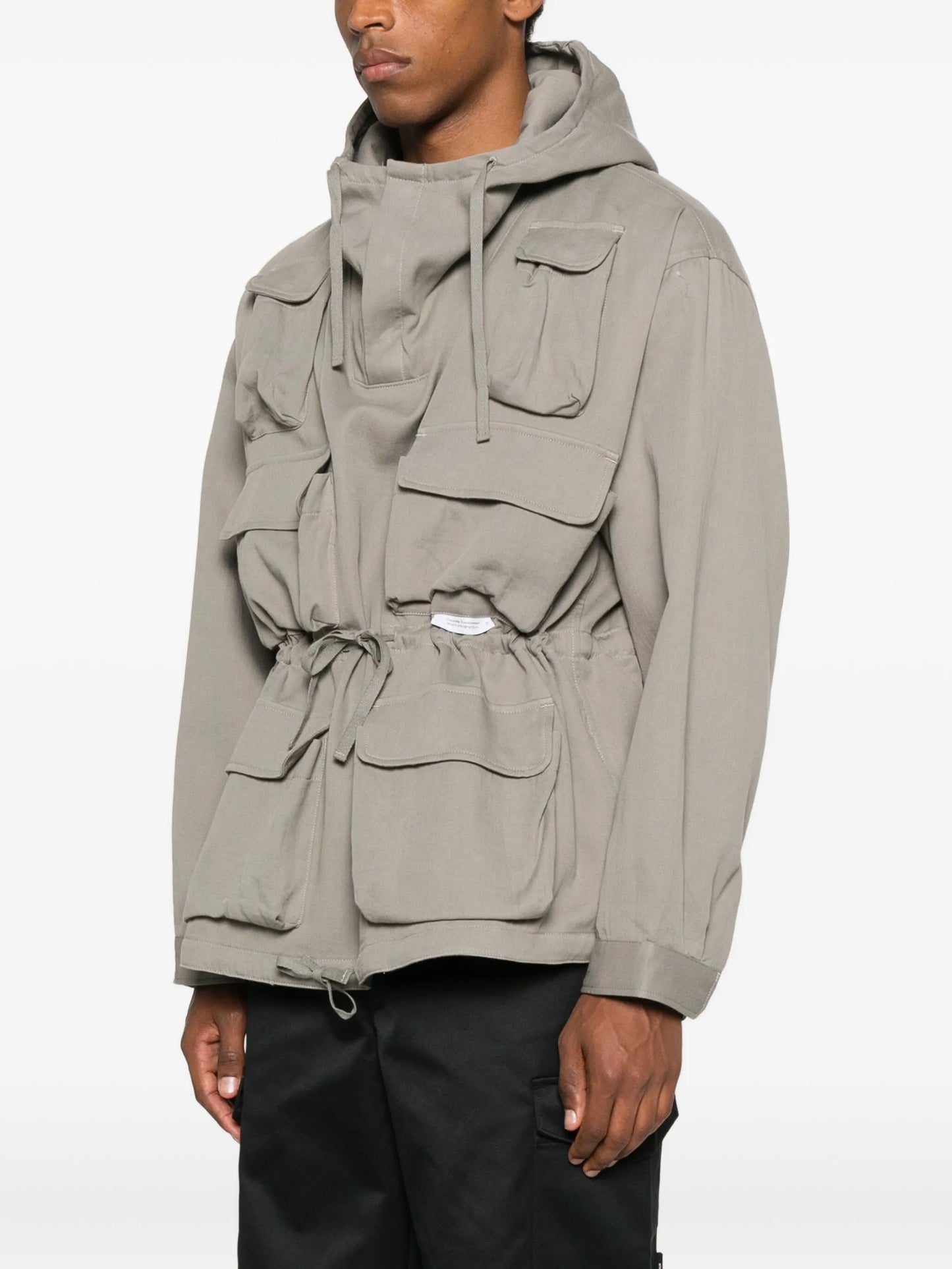 multi-pocket hoodie