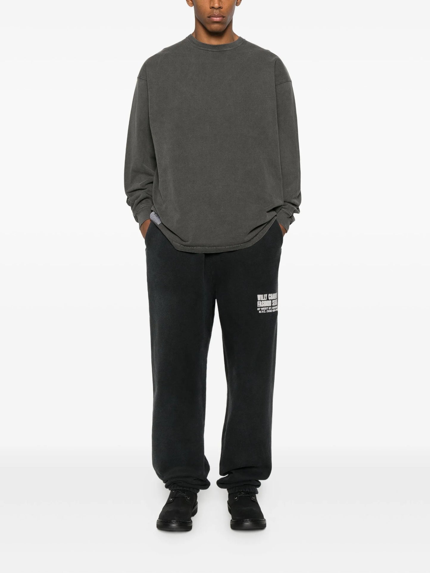 Sign-Od long-sleeve cotton T-shirt